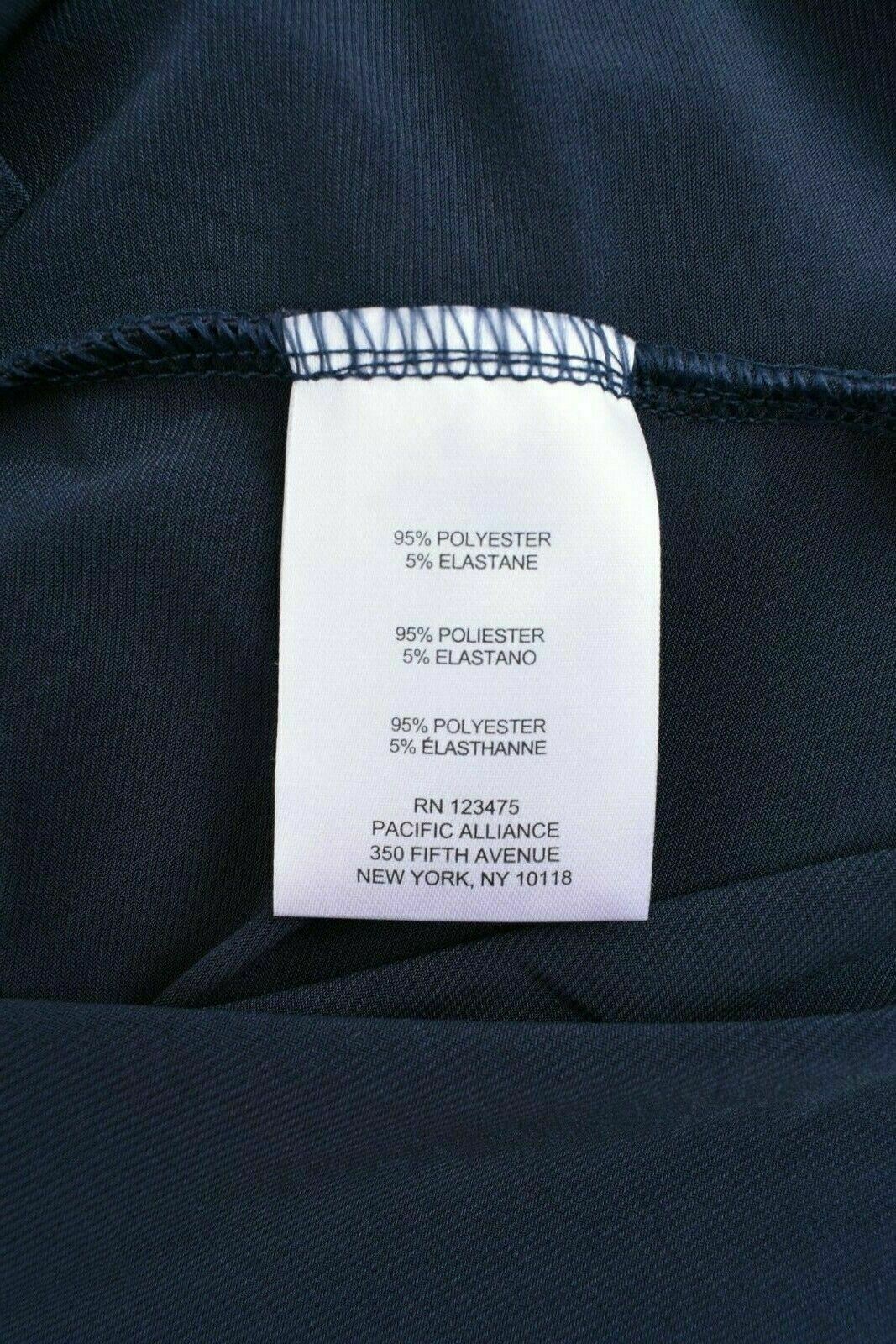 JONES NEW YORK Women's Navy Blue 3/4 Sleeve Top, size SMALL