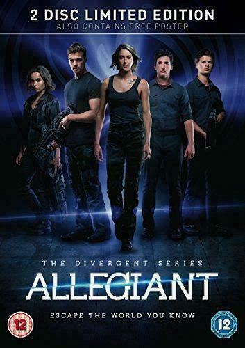 Allegiant Limited Edition DVD 2016 Rare to be New & Sealed Region 2 UK