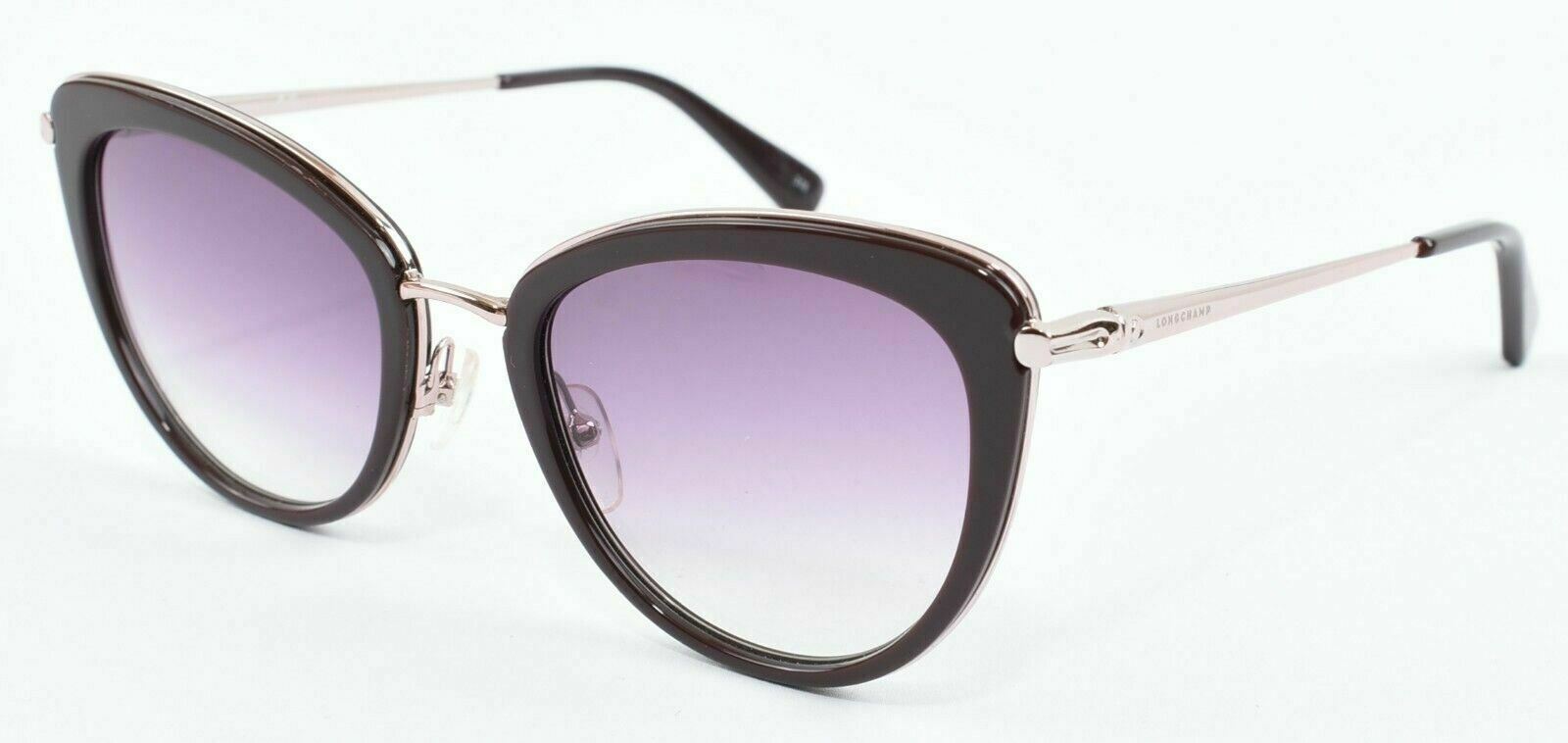 LONGCHAMP Women's Cat Eye Sunglasses, Aubergine Purple, LO633s