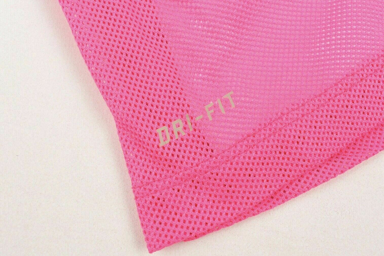 NIKE Girls' Kids' DRI-FIT Layered Top, Pink/White, size 5 years