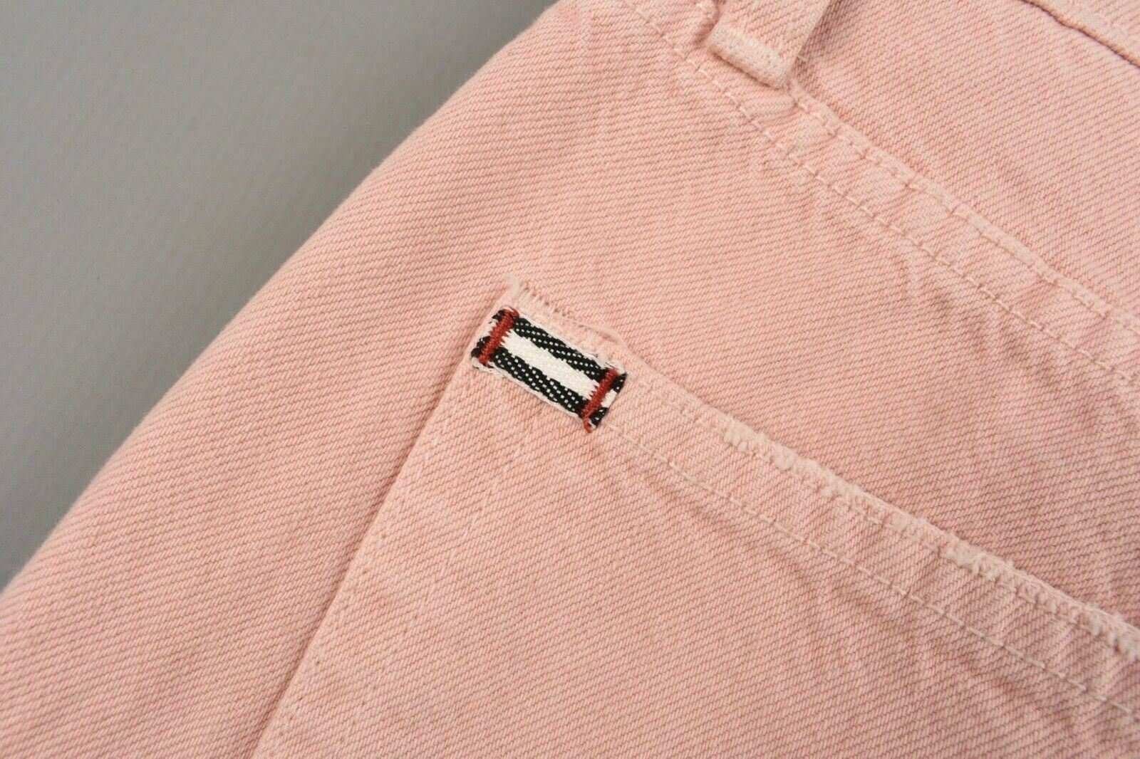 ALICE & OLIVIA Women's High Rise Girlfriend Slim Non-stretch Jeans Pink, W25 W26