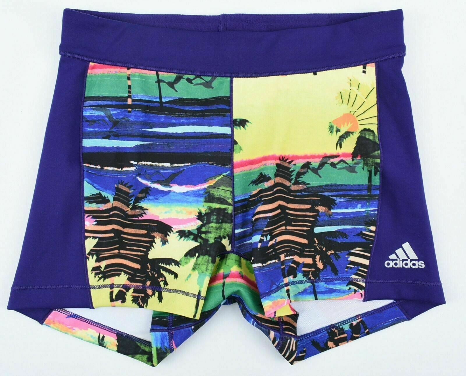 ADIDAS Women's Salinas Techfit 3" Short Tights Shorts, Purple, size S