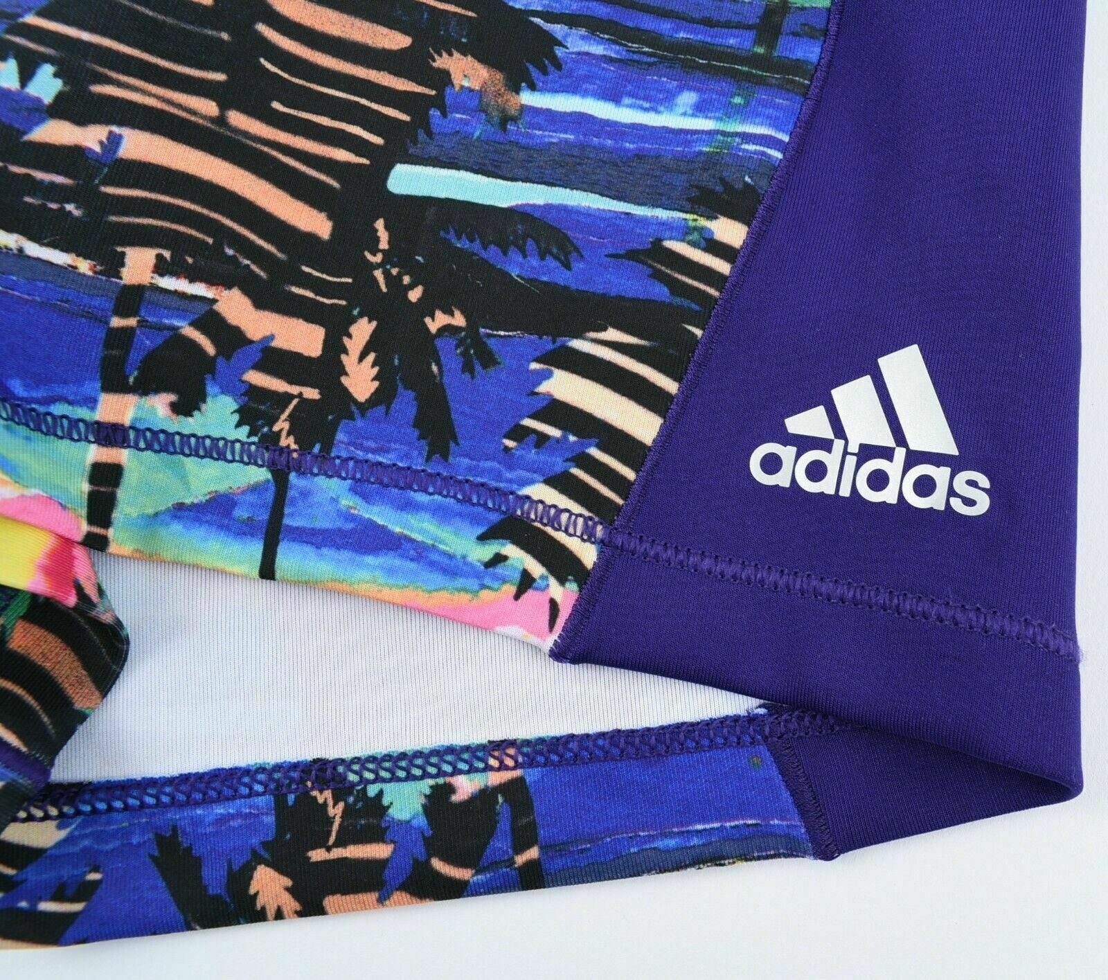 ADIDAS Women's Salinas Techfit 3" Short Tights Shorts, Purple, size S