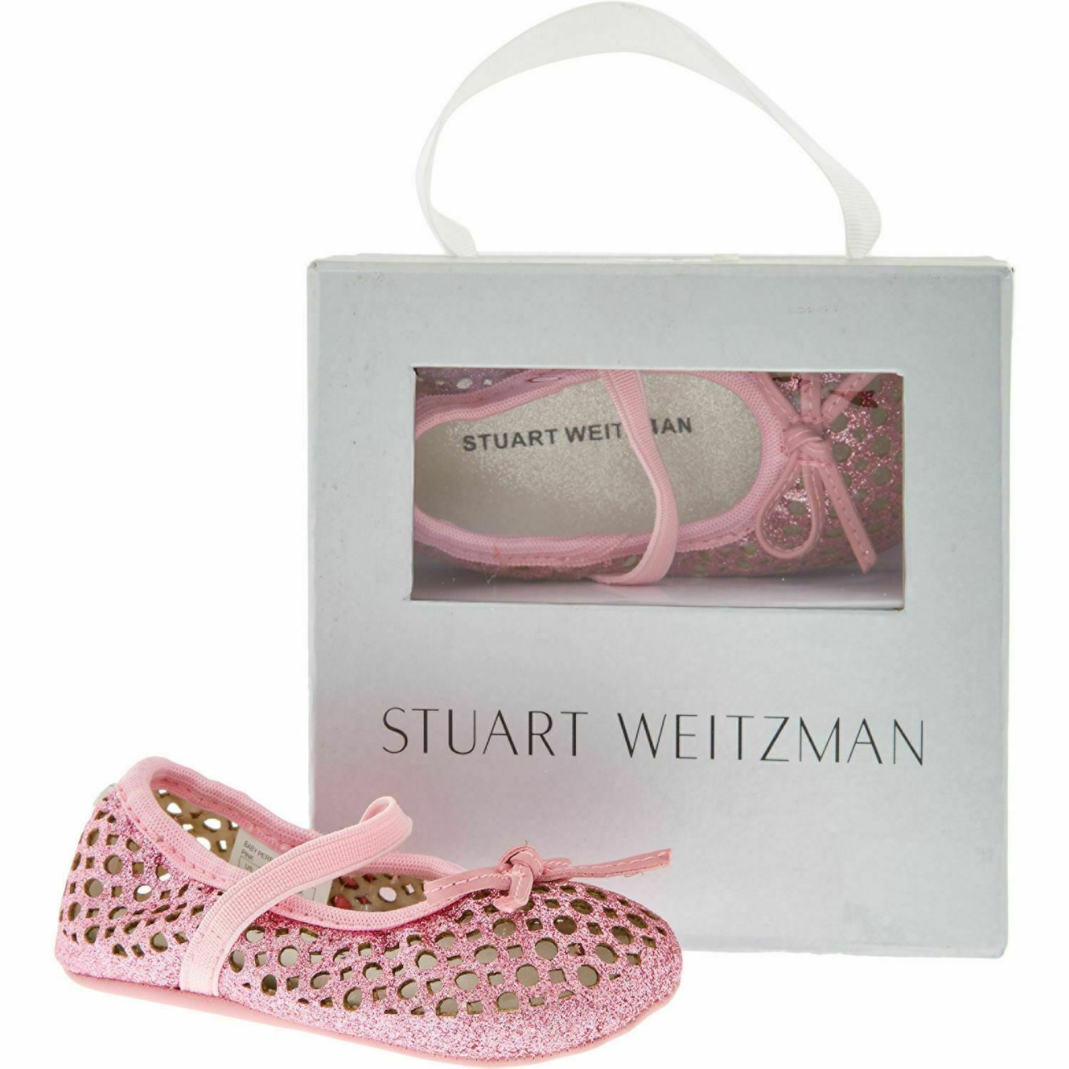 STUART WEITZMAN Perf Perf Baby Girls' Shoes, Pink, 3 m to 6 months