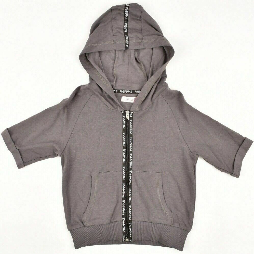 PINEAPPLE Girls' Grey Activewear Dance Hooded Top, 7 y /8 y /9 y /10 years