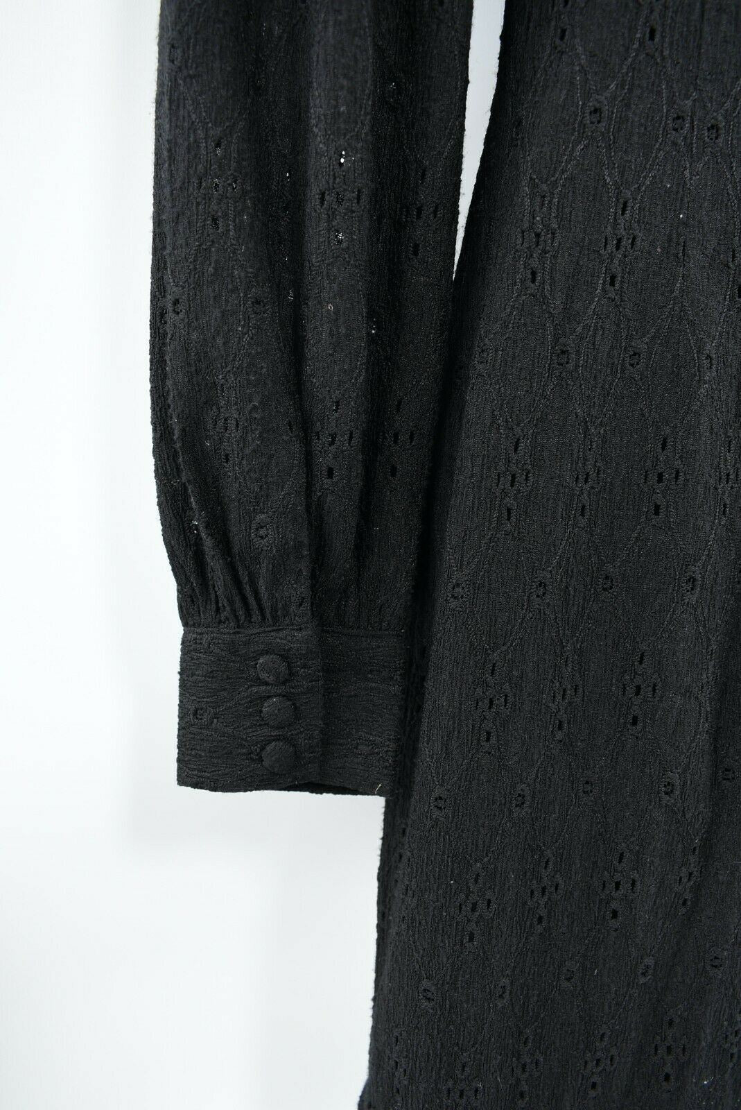 SISTERS POINT Women's EINA Mini Dress with Decorative Collar, Black, size S