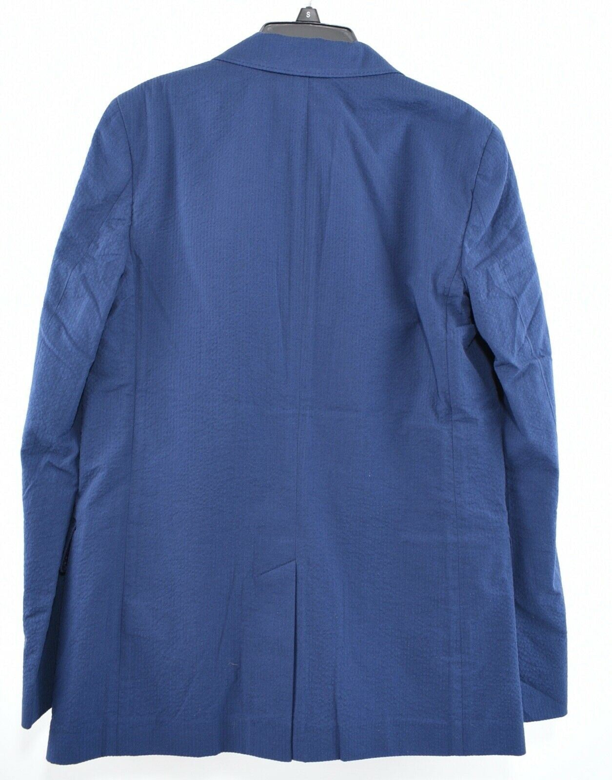 POLO RALPH LAUREN Women's Navy Blue Seersucker Blazer, size UK 8