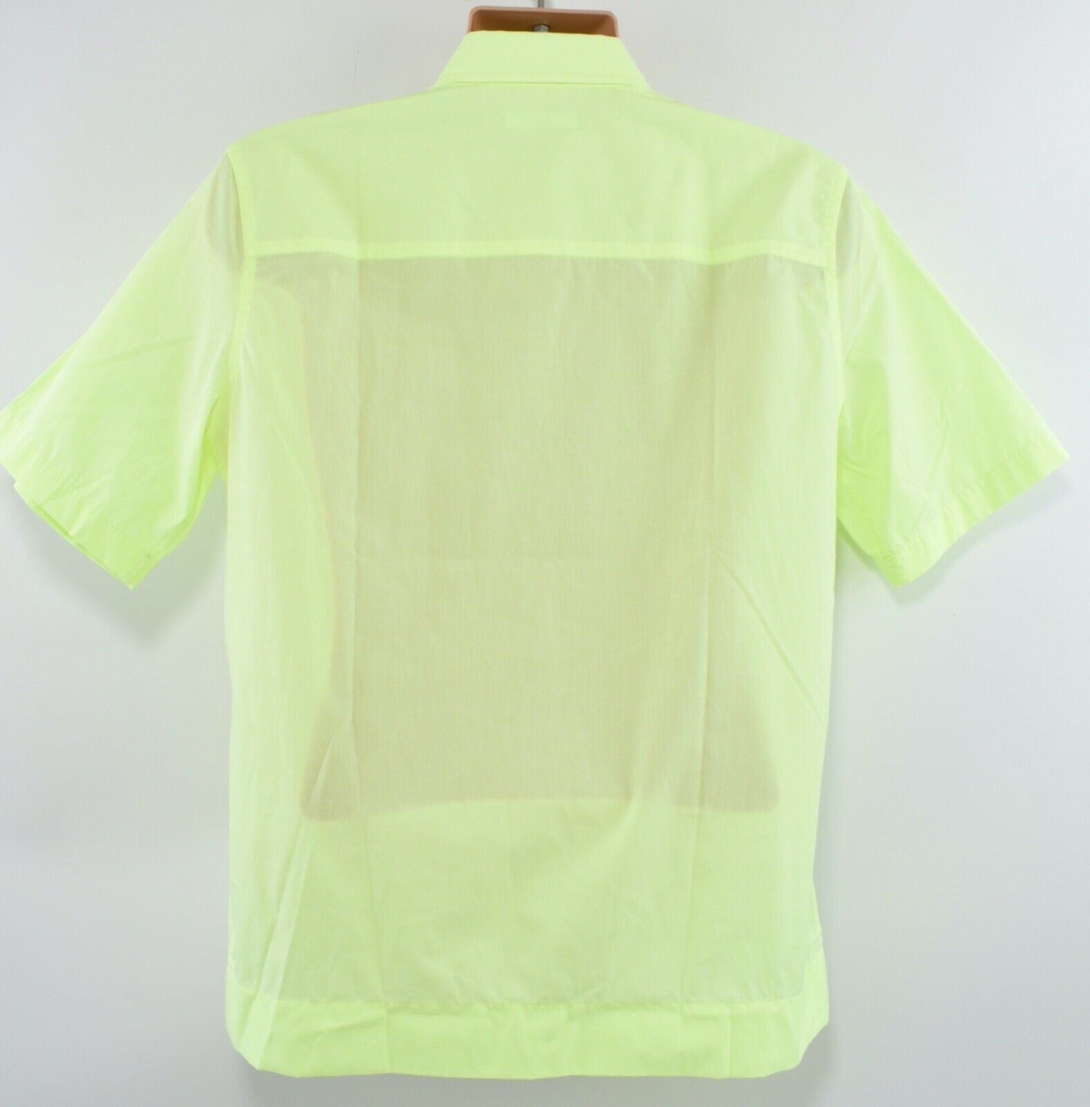 DIESEL Men's S-FRY Short Sleeve Shirt, Fluo Green, size M