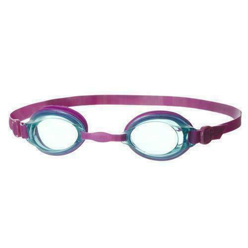 SPEEDO Jet Junior Goggles, Anti-Fog, Purple/Blue - For Ages 6-14 years