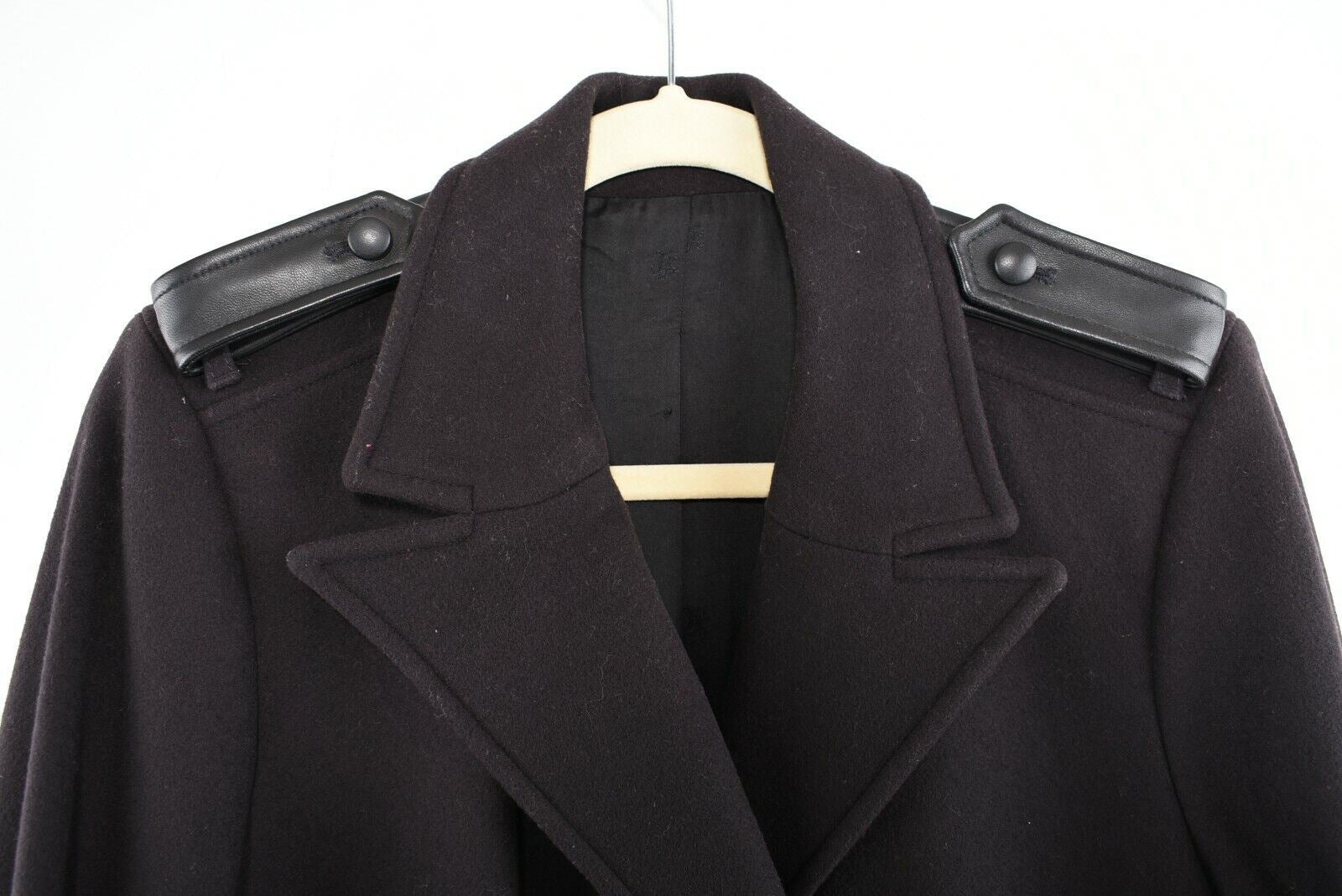 THE KOOPLES Women's Wool & Cashmere Coat, Black, size FR 42 / UK 14