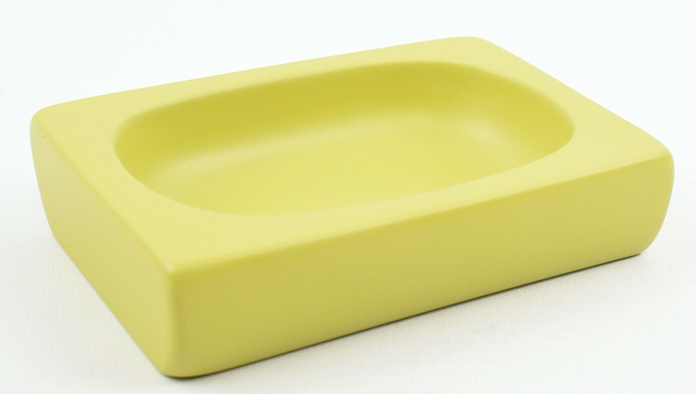 HABITAT - POLI Soap Dish (design by Anna Pretty), Saffron Yellow
