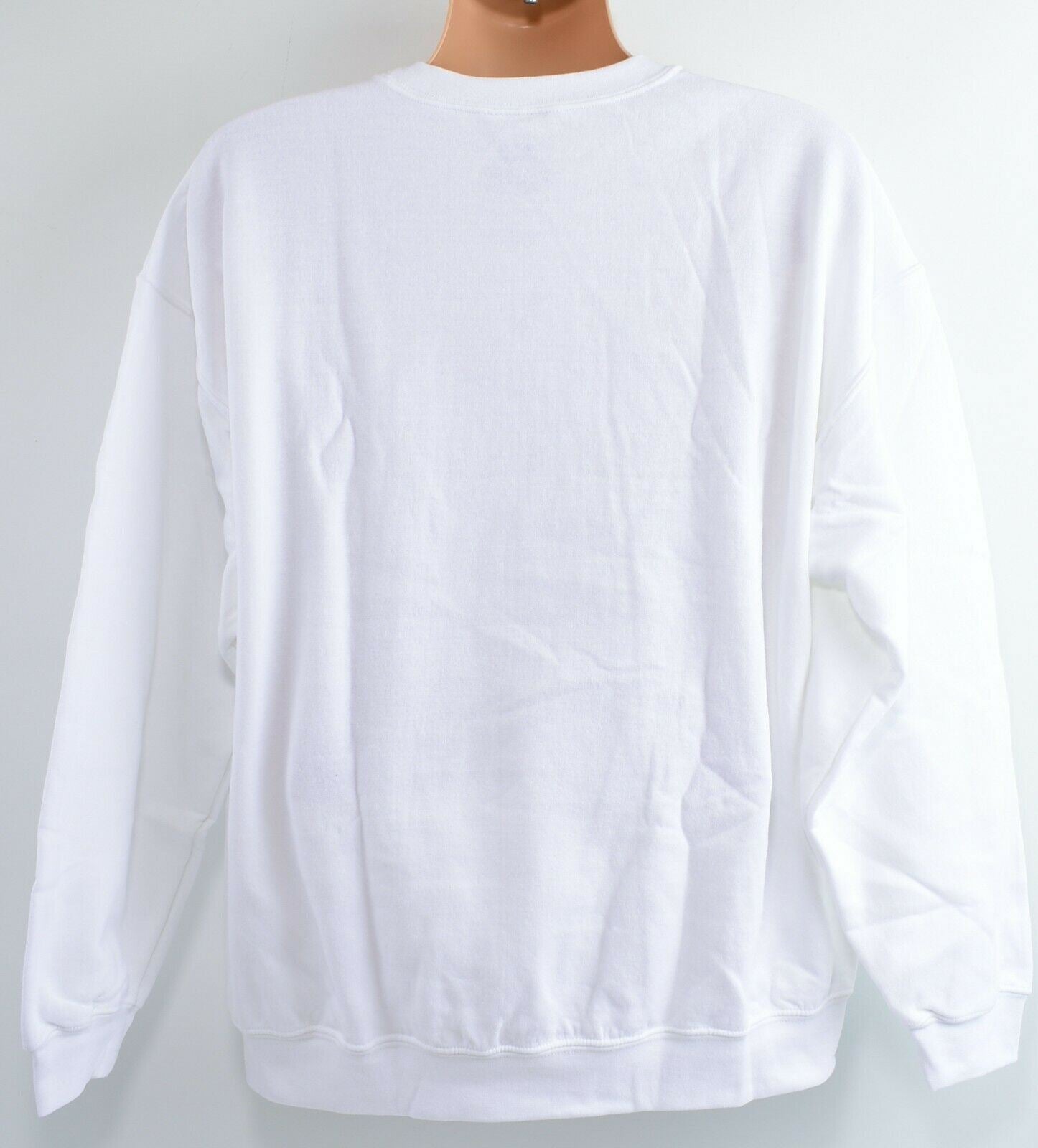 BOLONGARO TREVOR Men's White & Black Graphic Print Sweatshirt, size XL