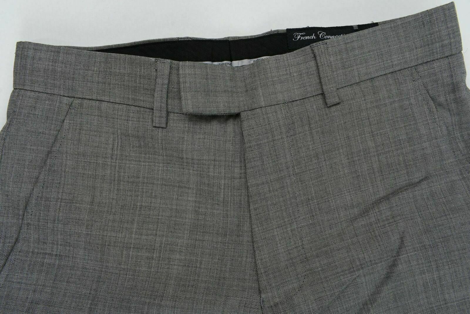 FRENCH CONNECTION Men's Formal Grey Wool Trousers - W28