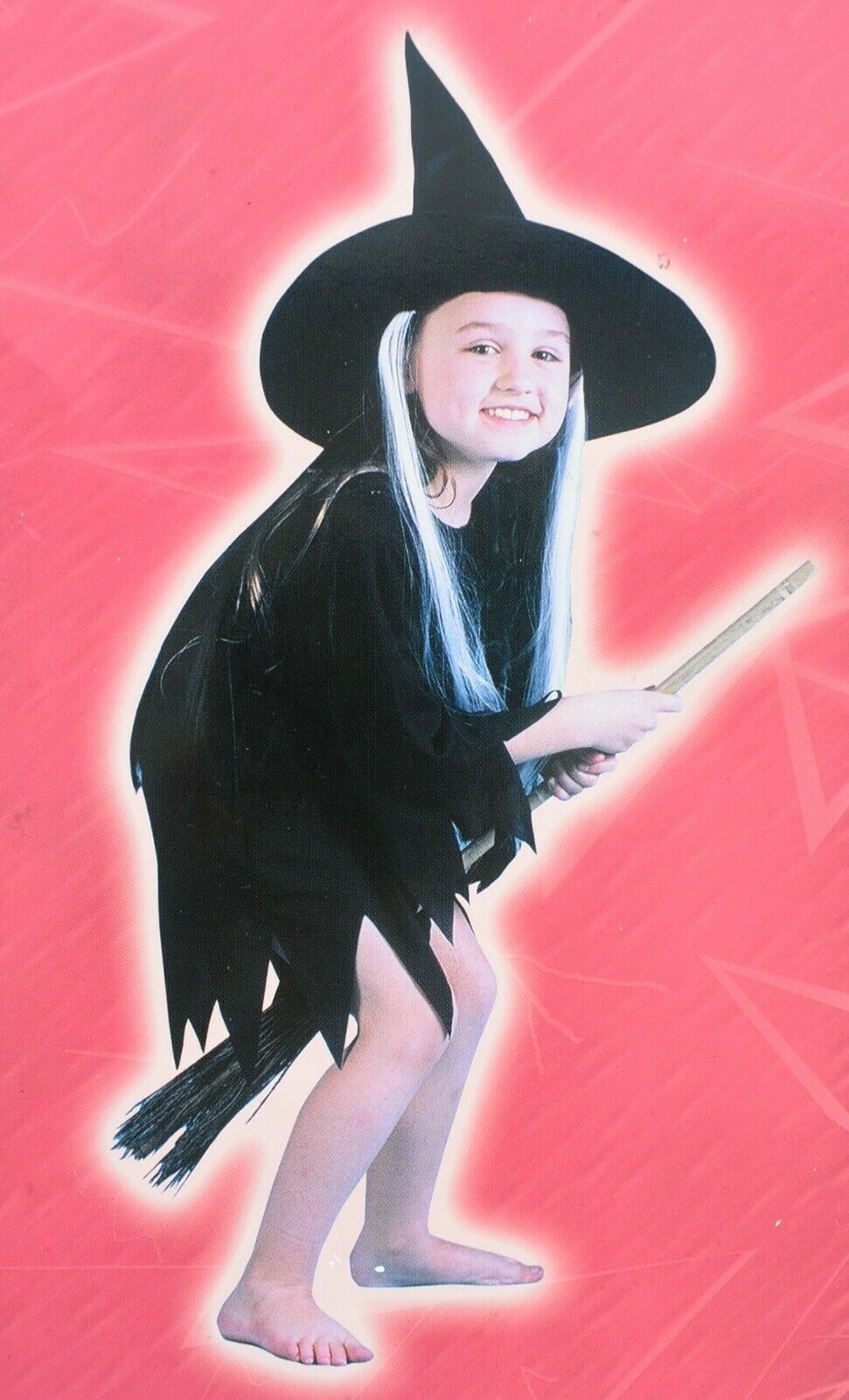 HALSALL Girls' Kids' Halloween Costume WITCH, sie 4-6 years