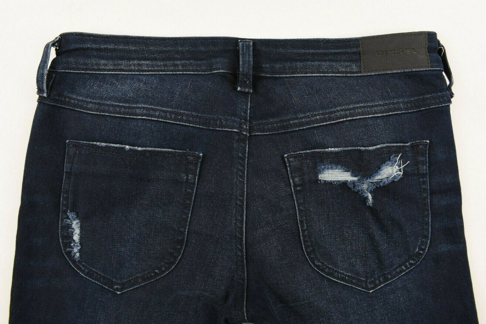 DIESEL Women's GRACEY Super Slim-Skinny Low Waist Jeans, size W27 L32