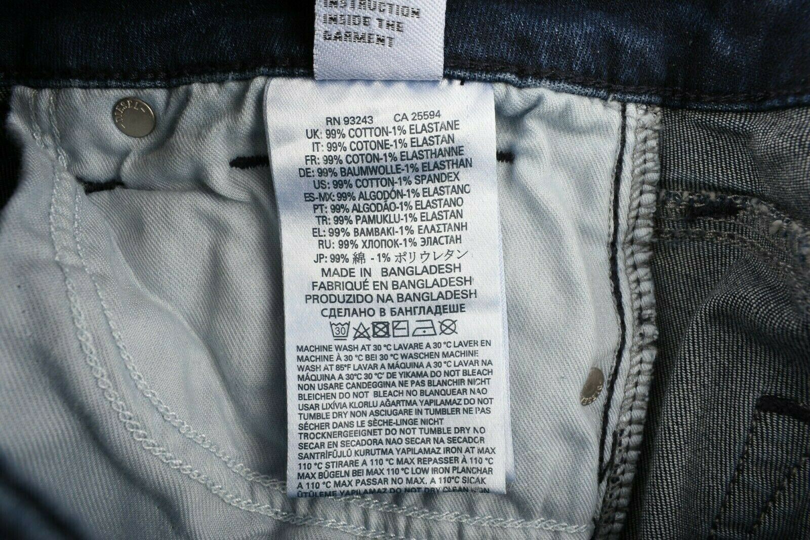 DIESEL Women's GRACEY Super Slim-Skinny Low Waist Jeans, size W27 L32