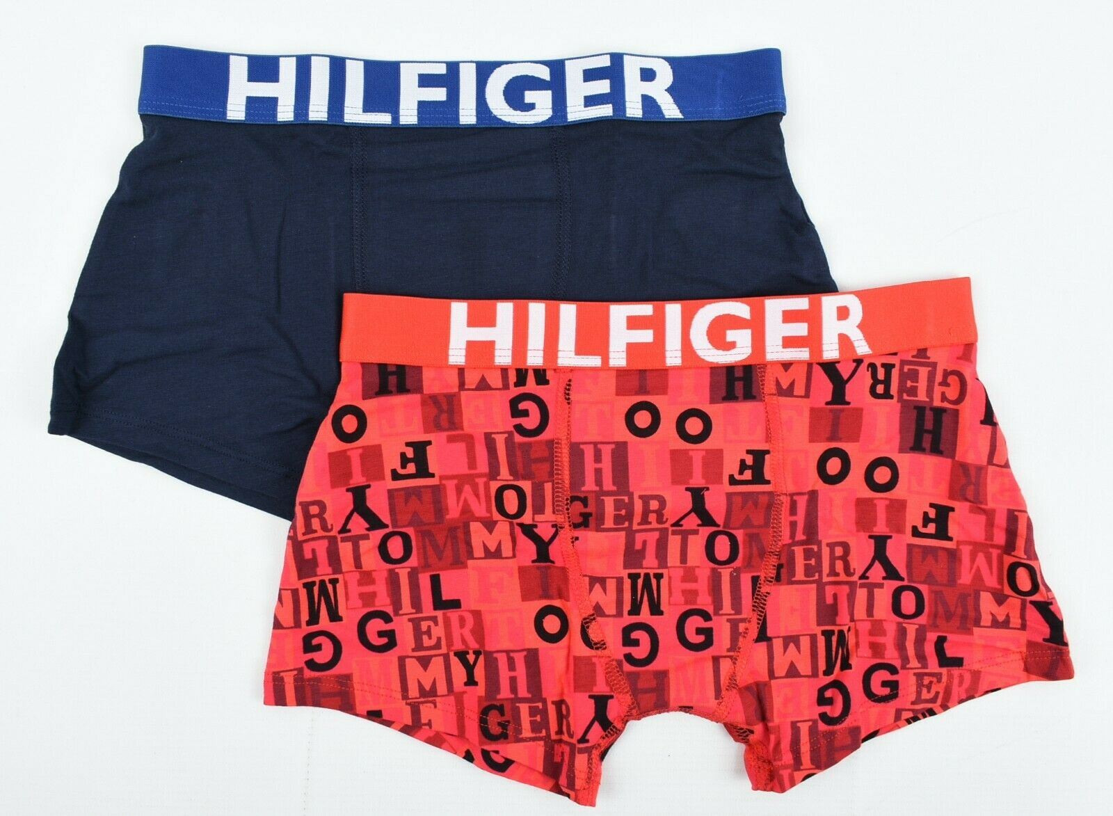 TOMMY HILFIGER Boys' 2-pk Logo Boxers, Red & Navy, size 10-12 years