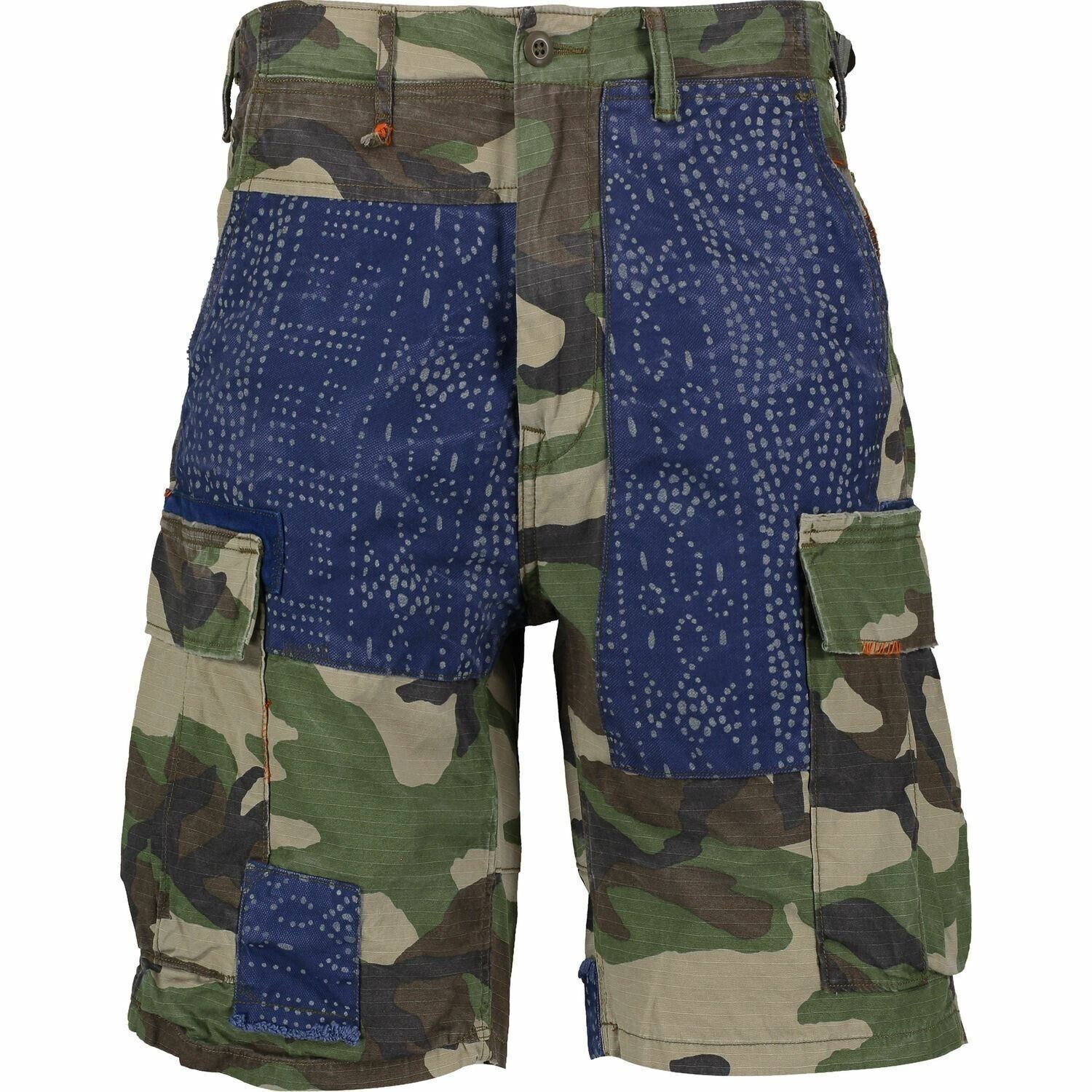 POLO RALPH LAUREN Men's Green Camouflage Shorts, Relaxed Fit, size W30