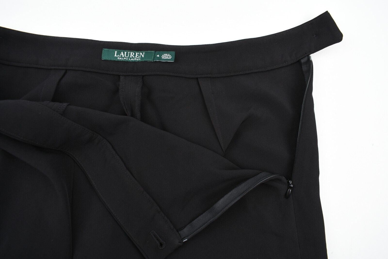 LAUREN RALPH LAUREN Women's Black Culottes Pants, size UK 8