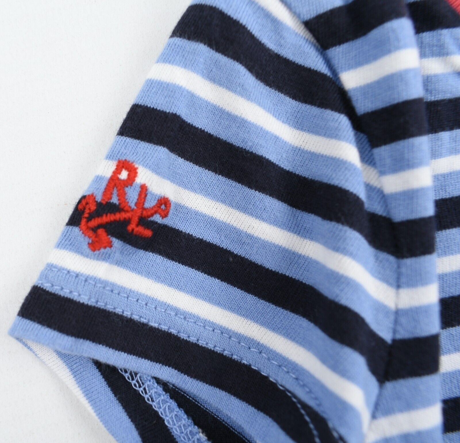 POLO RALPH LAUREN Girls' Kids' Blue Striped Cotton Summer Dress, sizes 2 years