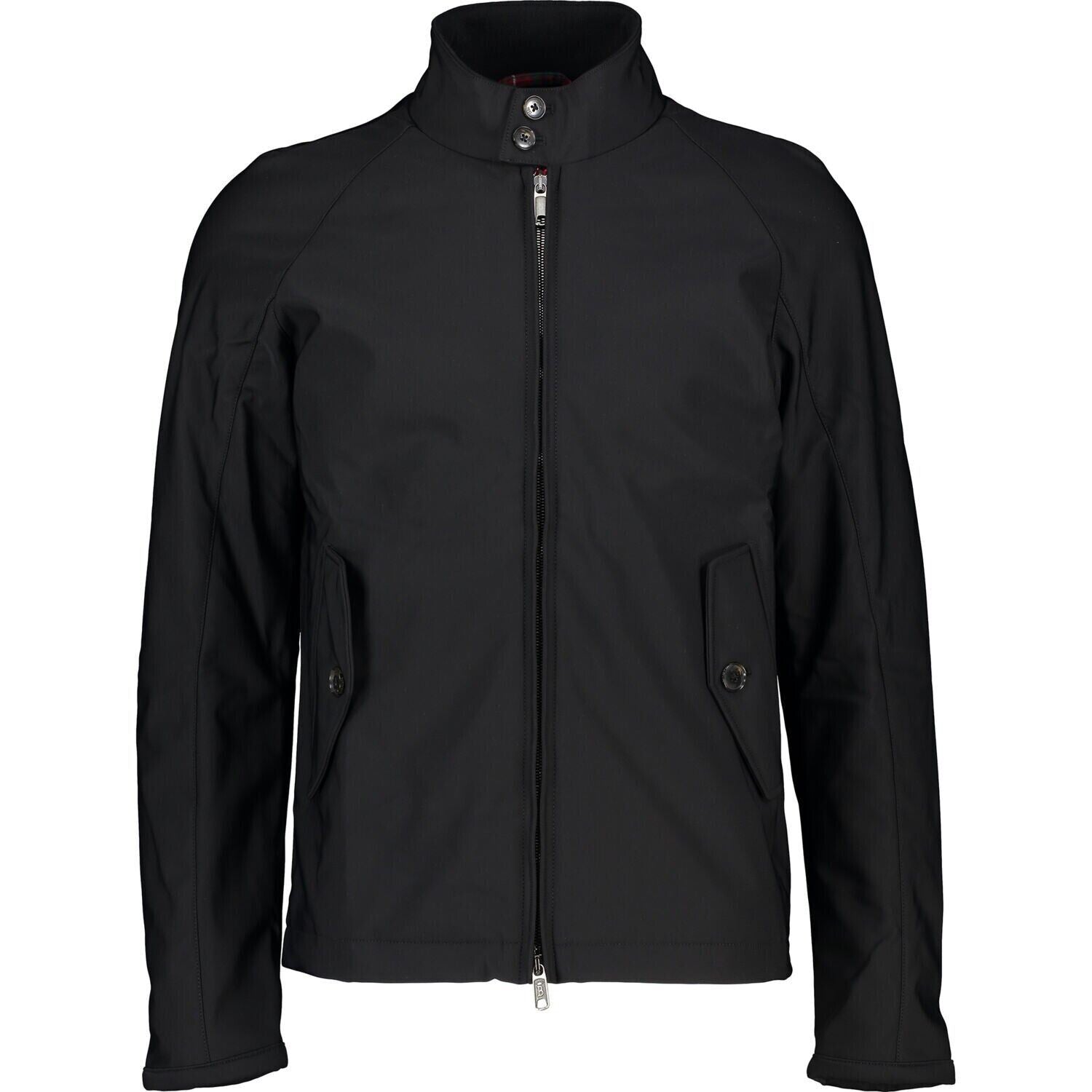 BARACUTA Men's Black Harrington Shell Jacket, size 42 RRP £330