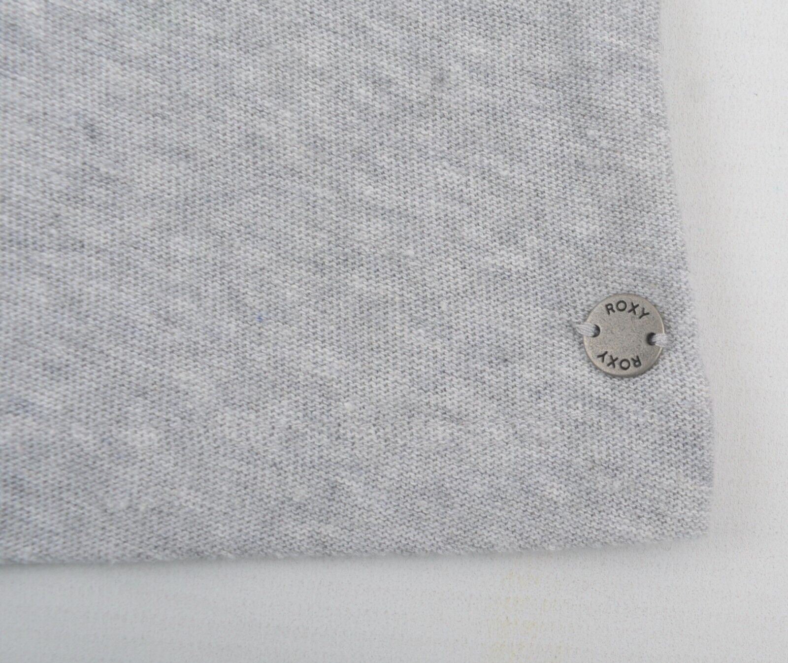 ROXY Women's 'You Gotta Be' V-neck Knitted Jumper Top, Heather Grey, size M