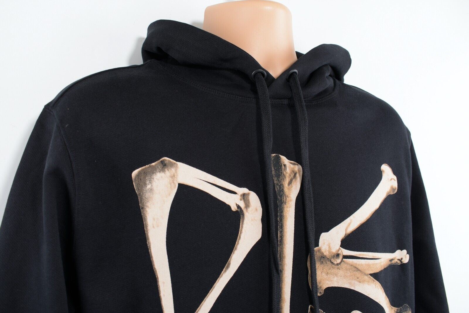 DIESEL Men's S-BONE Hooded Sweatshirt, Black, 100% Cotton, size L