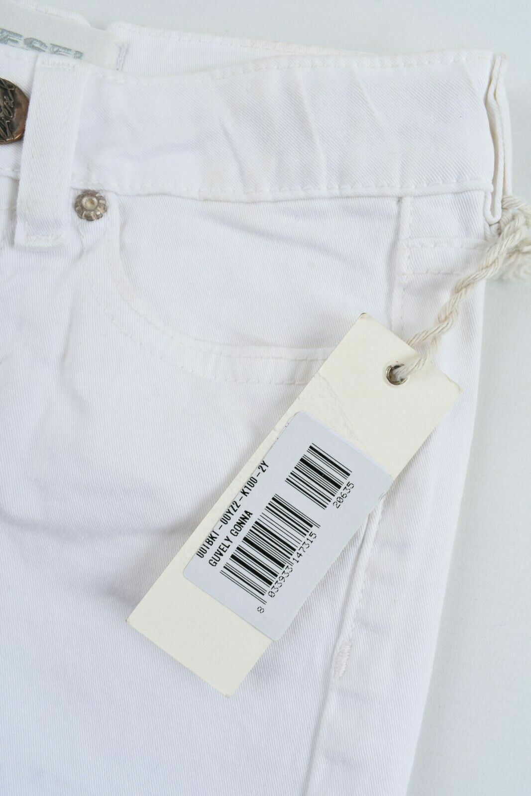 DIESEL Girls' Kids' Mini Skirt, Off-White, size 2 years