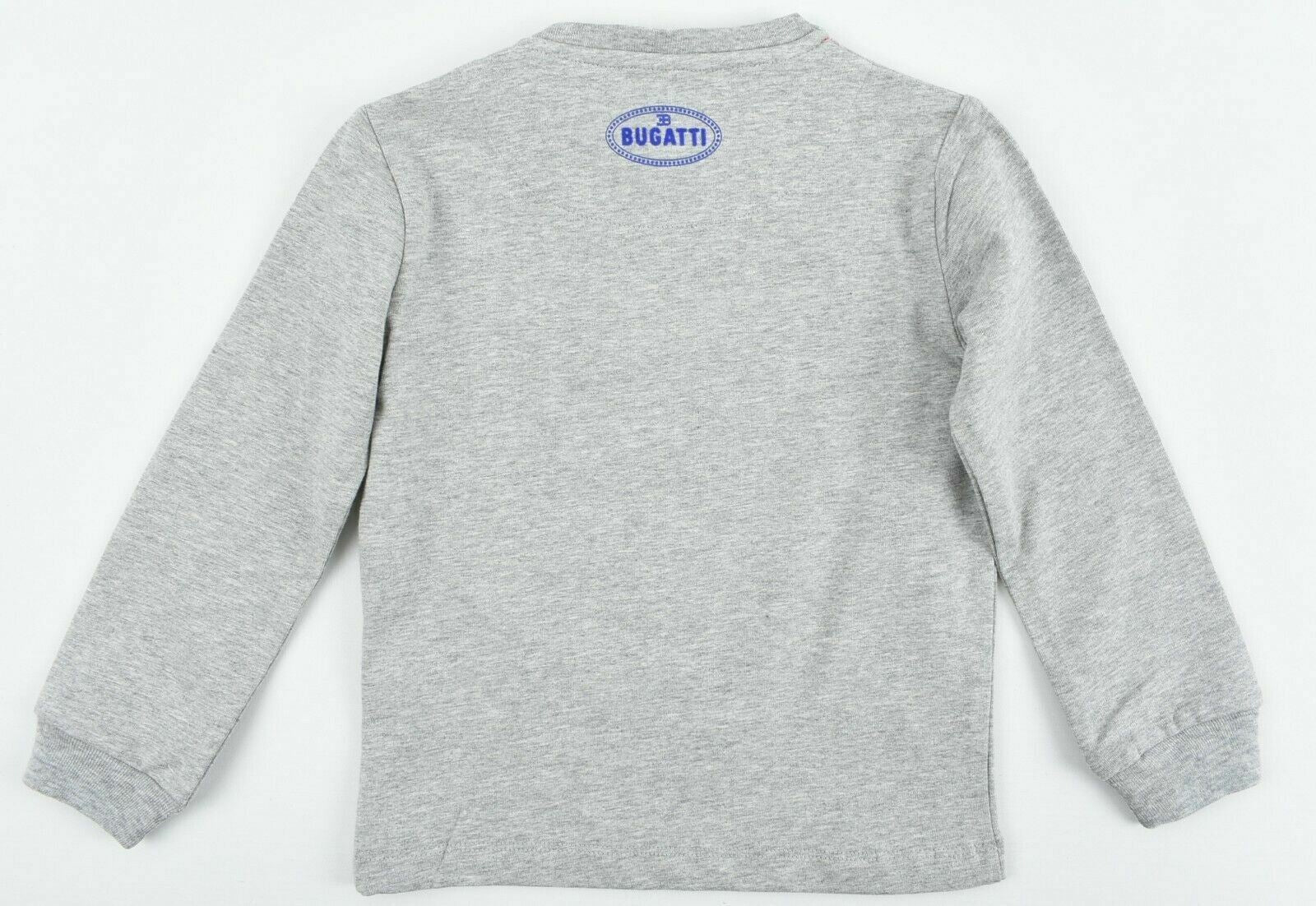 BUGGATI Baby Boys' Long Sleeve Top, Logo Print, Grey, 18 months