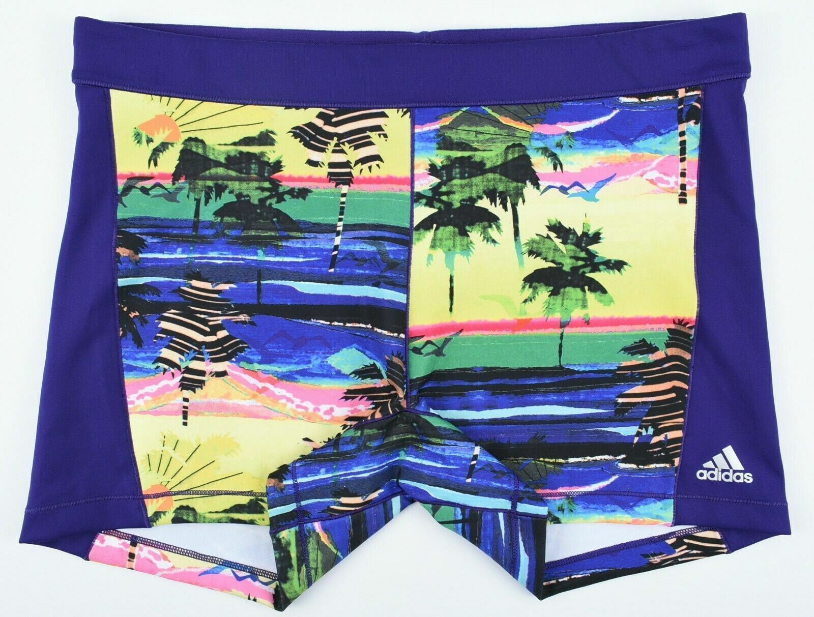 ADIDAS Women's Salinas Techfit 3" Short Tights Shorts, Purple, size XL