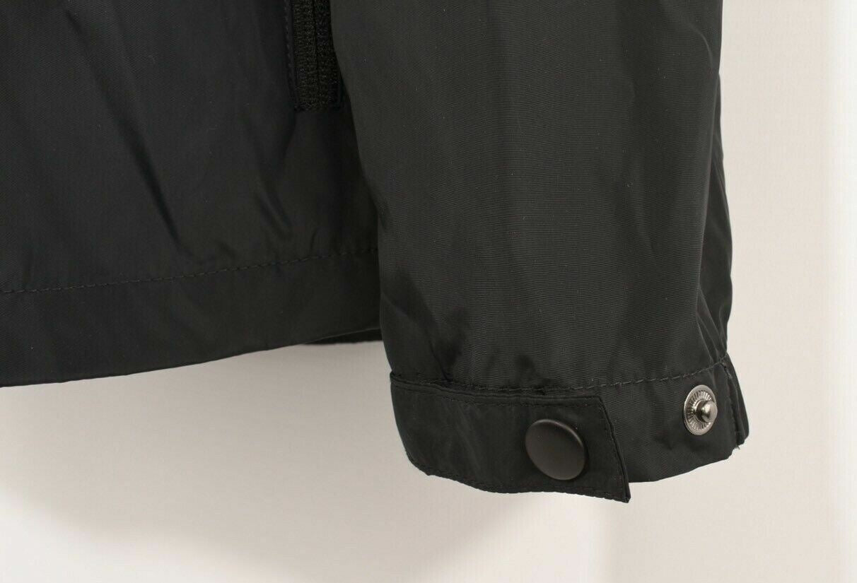 RIPSTOP Boys' Hooded Windbreaker Jacket, Black, size 9 years to 10 years