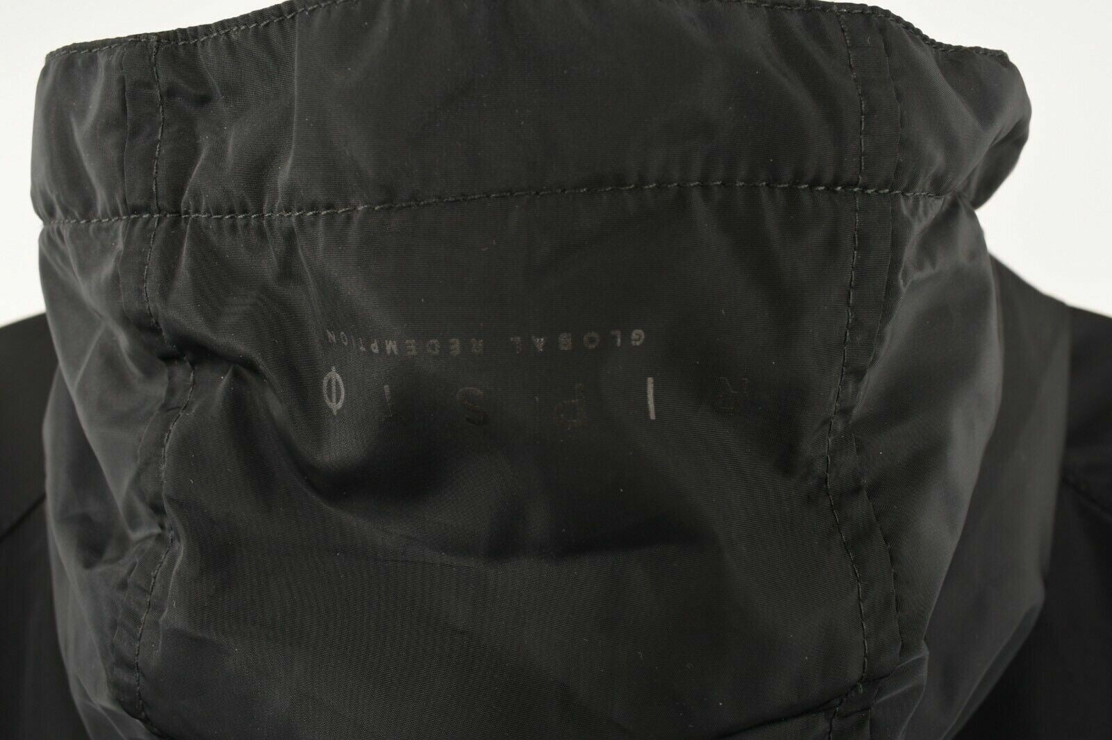 RIPSTOP Boys' Hooded Windbreaker Jacket, Black, size 9 years to 10 years