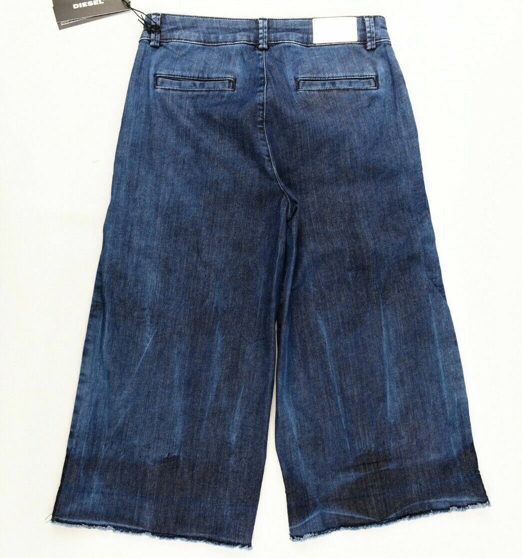 DIESEL Girls' Kids PRETTIX Denim Cullotes, Blue, size 10 years