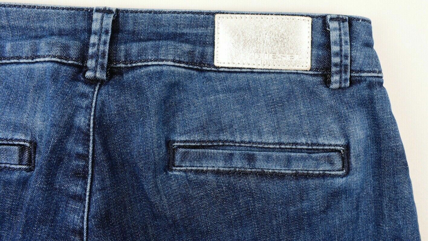 DIESEL Girls' Kids PRETTIX Denim Cullotes, Blue, size 10 years