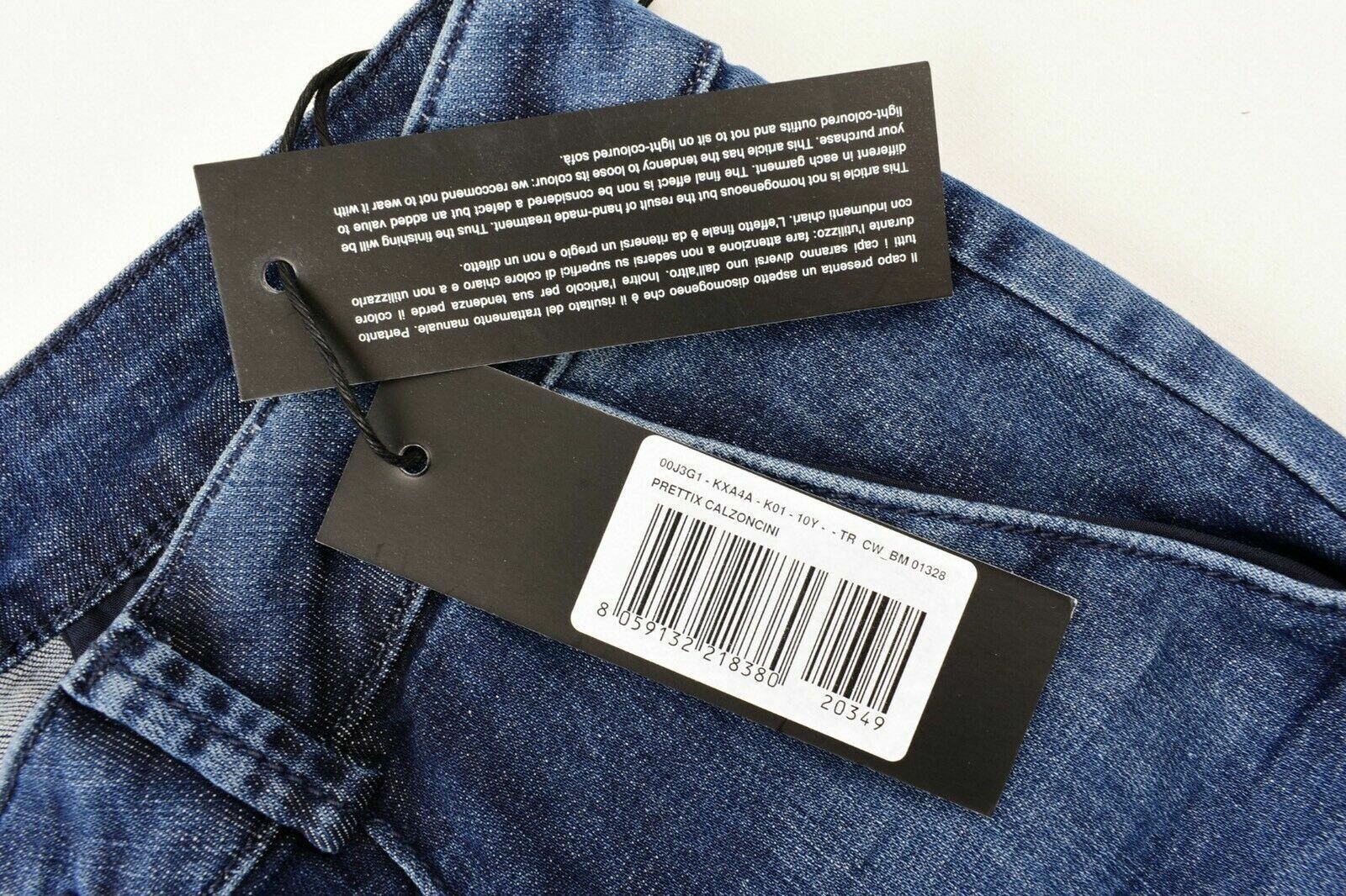 DIESEL Girls' Kids PRETTIX Denim Cullotes, Blue, size 10 years