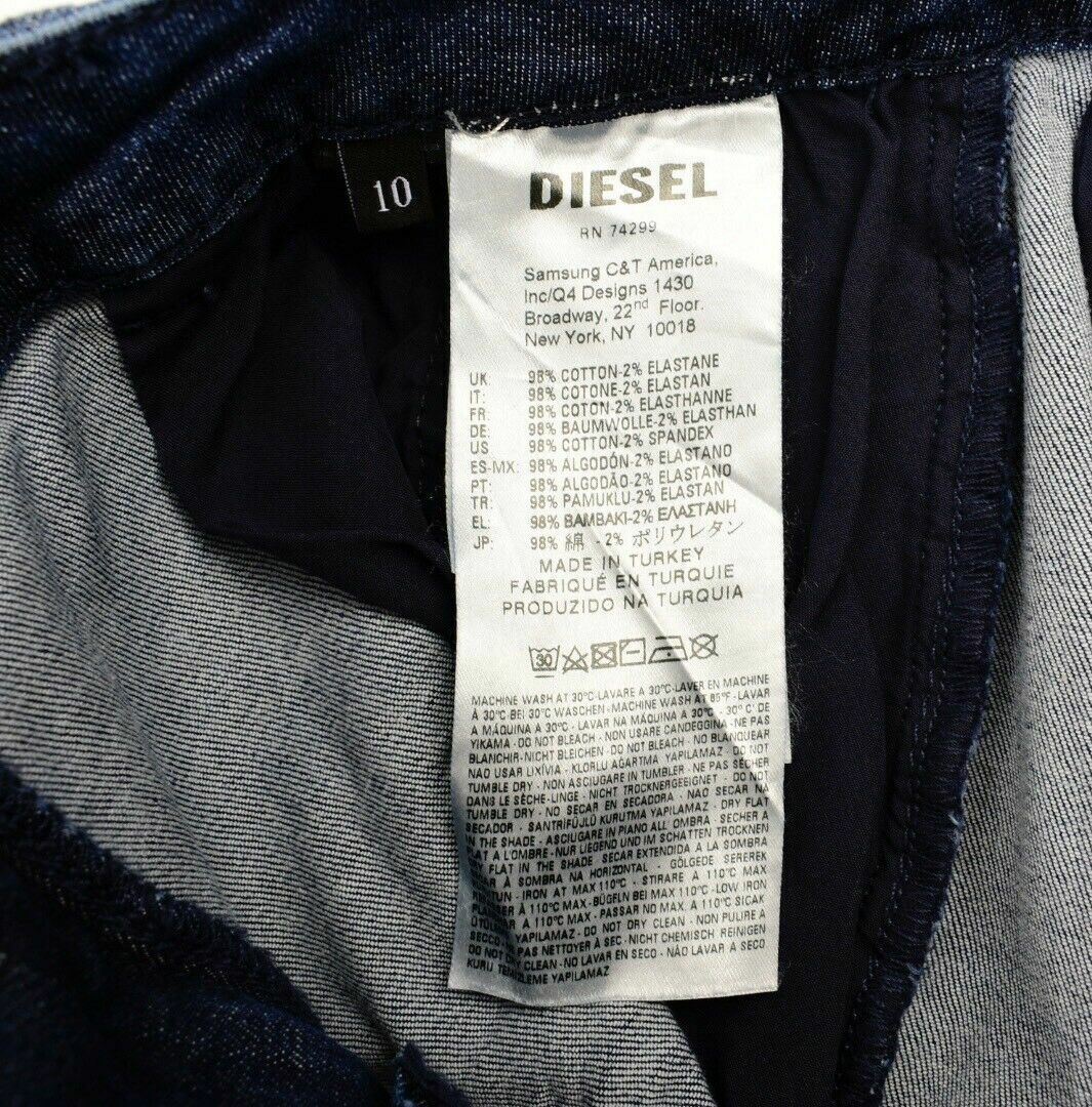 DIESEL Girls' Kids PRETTIX Denim Cullotes, Blue, size 10 years