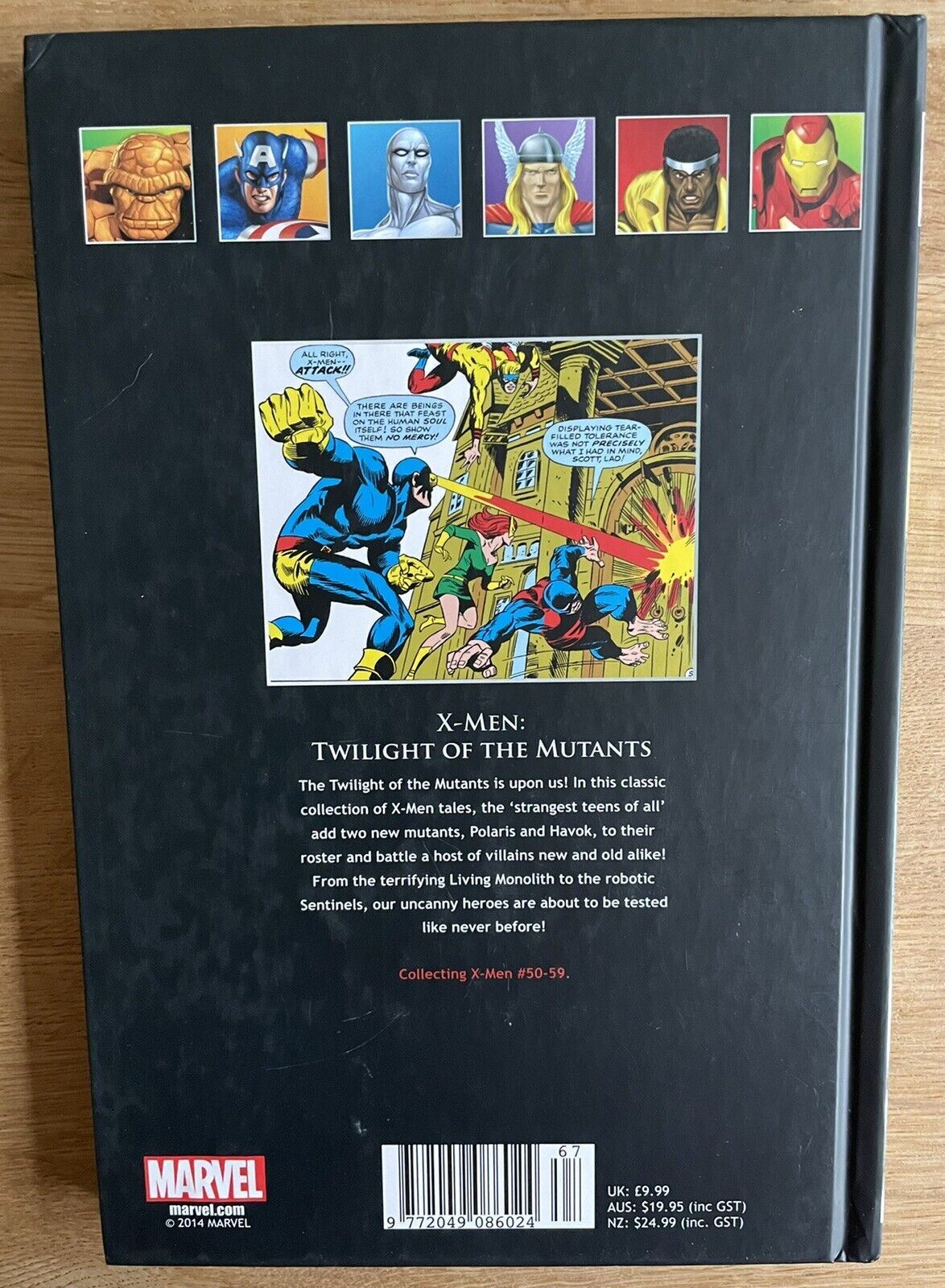 X-Men Twilight of The Mutants Marvel Graphic Novel Hardback Like New Condition