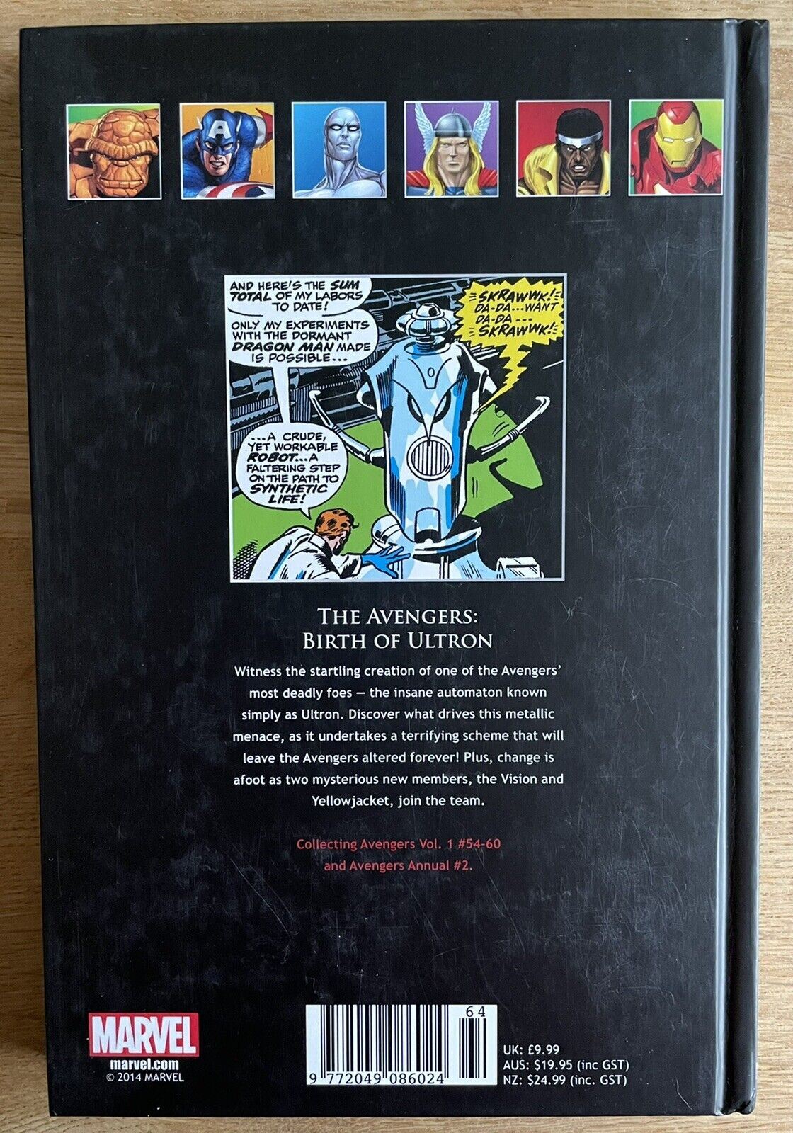 The Avengers Birth of Ultron XII Marvel Graphic Novel Hardback Like New