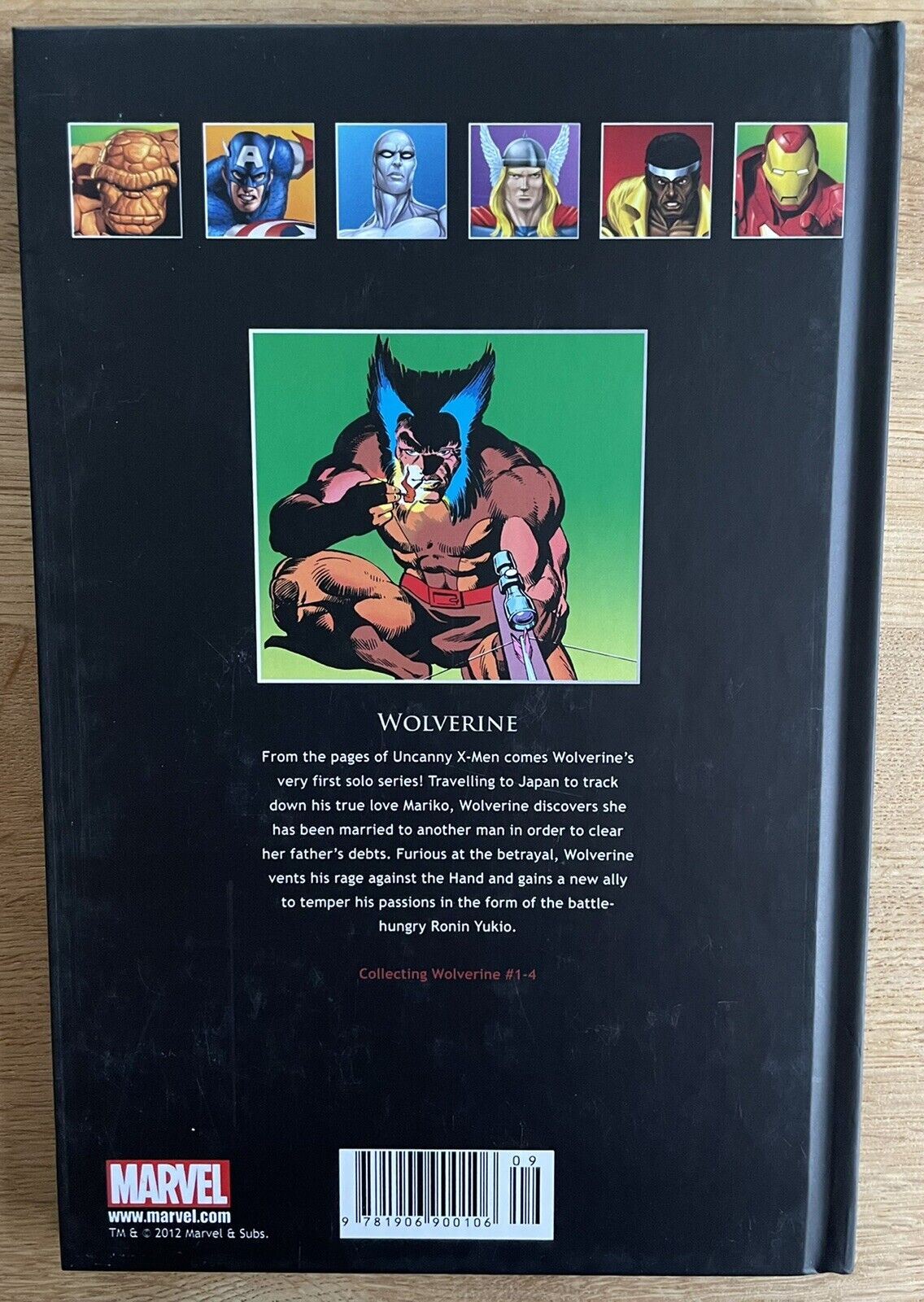 Wolverine No.4 Marvel Graphic Novel Hardback Like New
