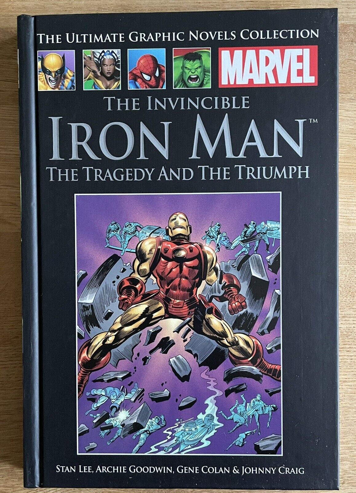 The Invincible Iron Man VII Marvel Graphic Novel Hardback  Like New