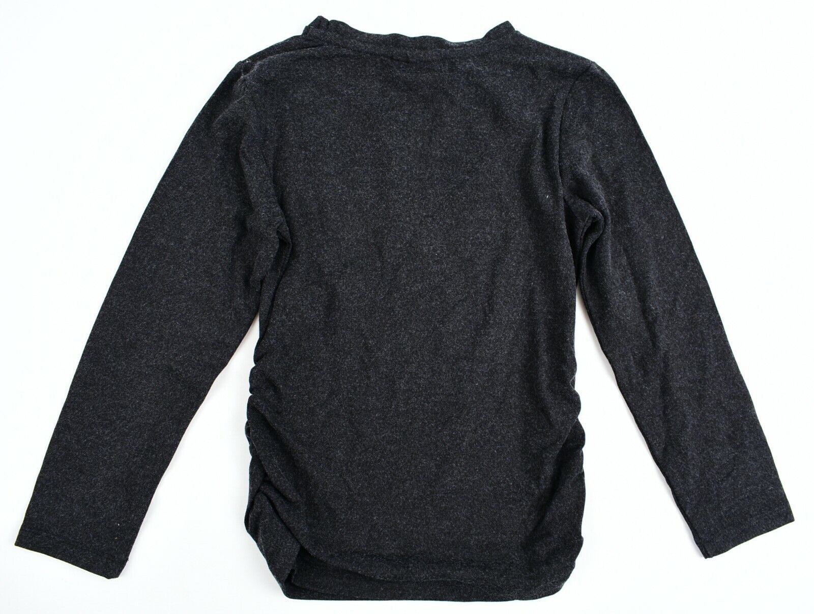 THE NEW Girls' FERYN Long Sleeve Tee Top, Grey Melange, size 5-6 years