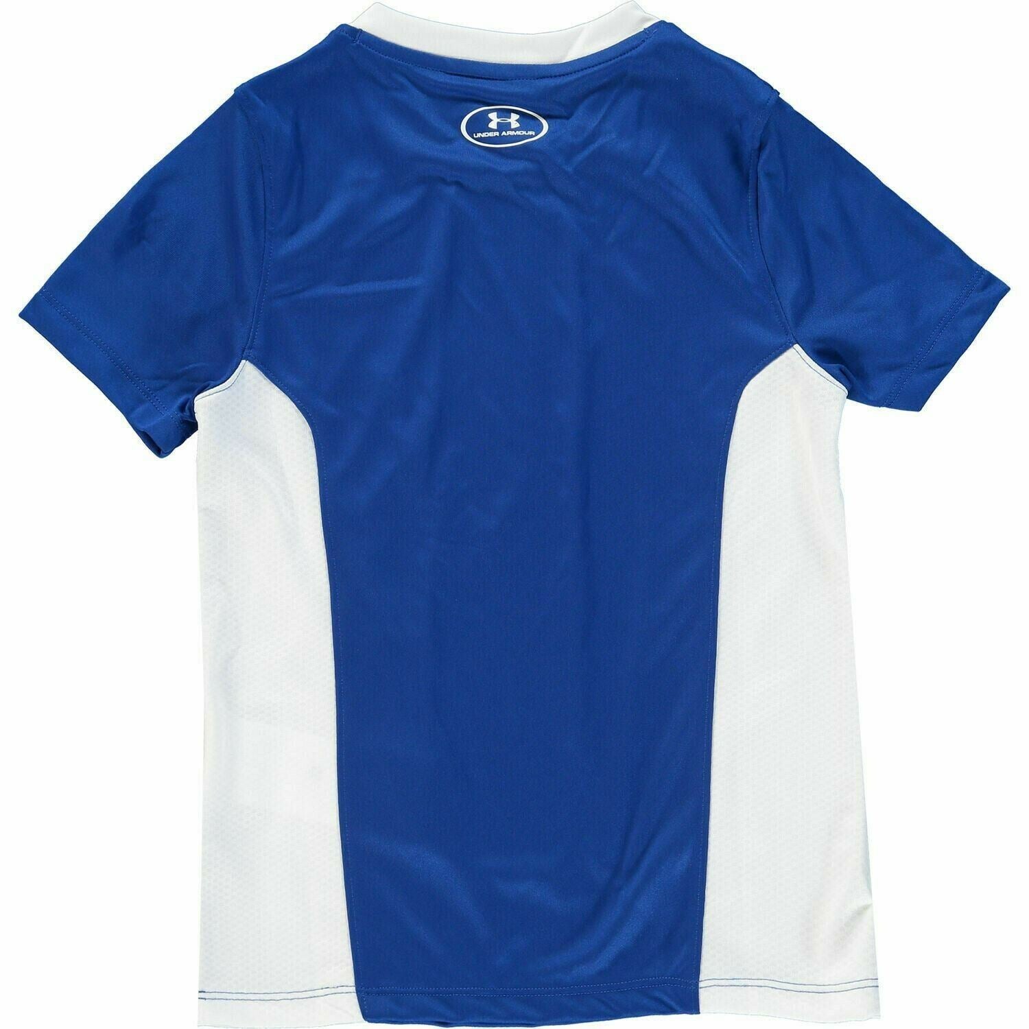 UNDER ARMOUR Boys' CHALLENGER ActiveWear Training T-shirt Top, Blue size 8 years