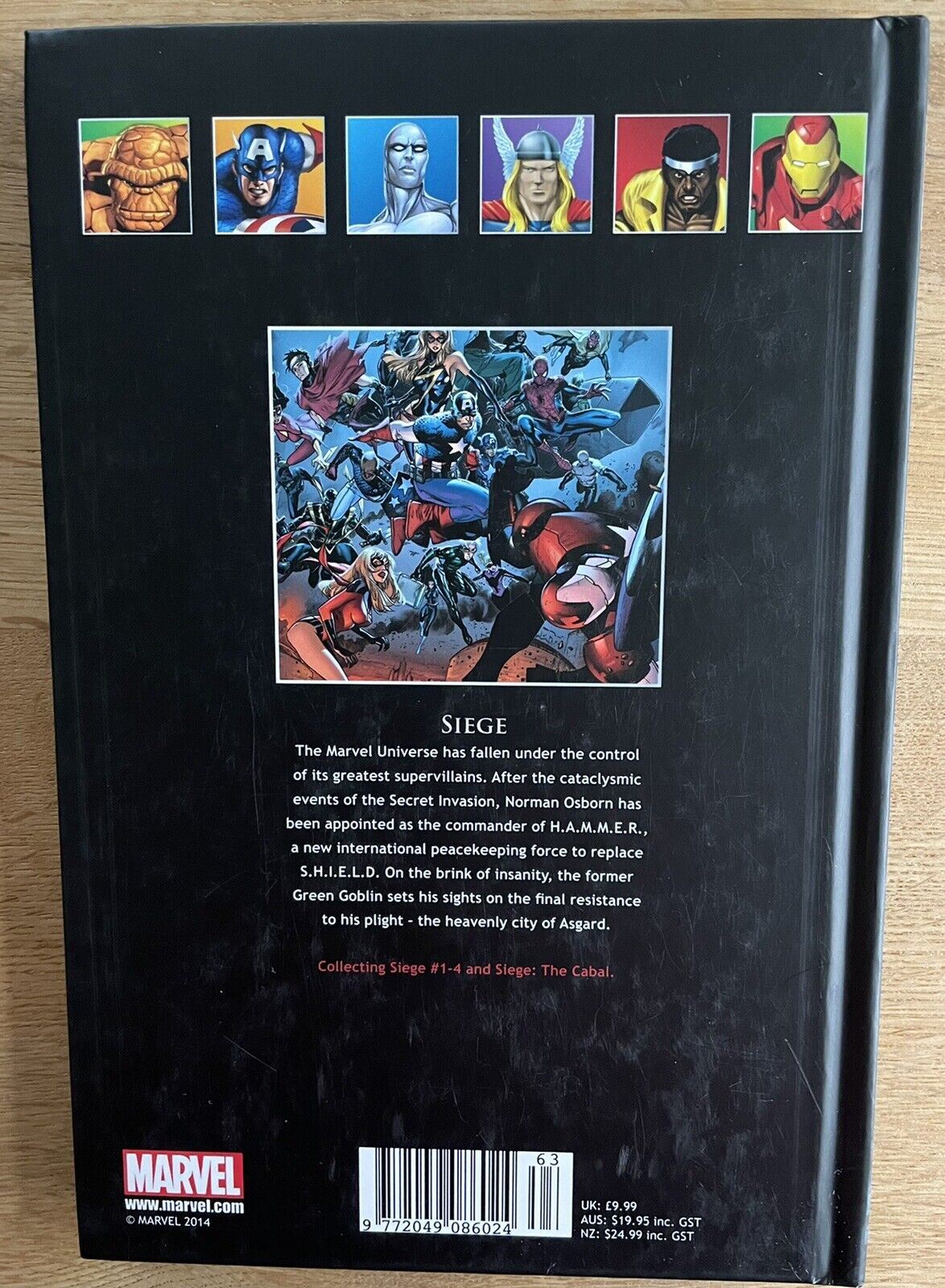 Siege No.60 Marvel Graphic Novel Hardback Like New