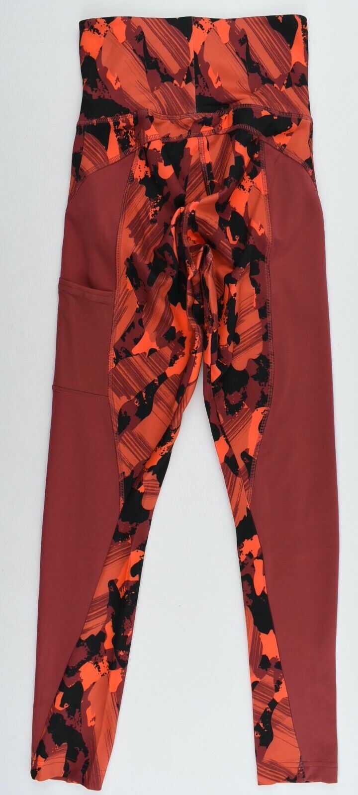 ADIDAS Women's Red/Patterned Activewear Leggings, size XXS