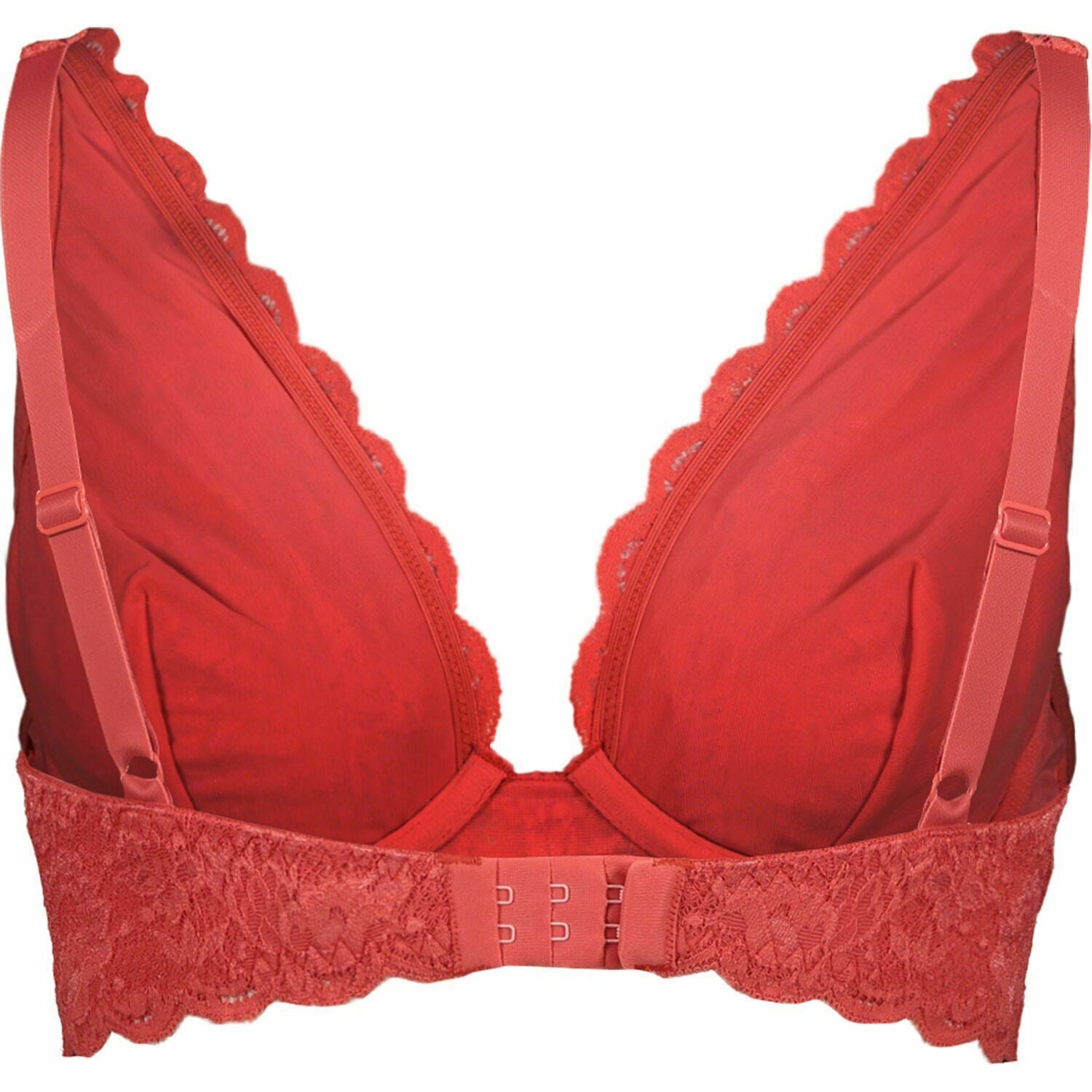 COSABELLA Women's CANDIE Underwired Lace Bra, Moroccon Rose Red, size 34C