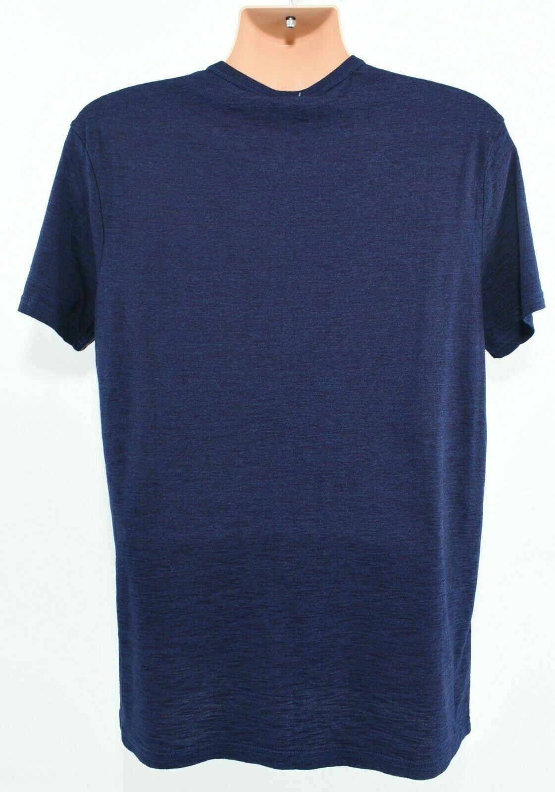 CALVIN KLEIN JEANS Men's Button Neck T-shirt, True Indigo Blue, size L