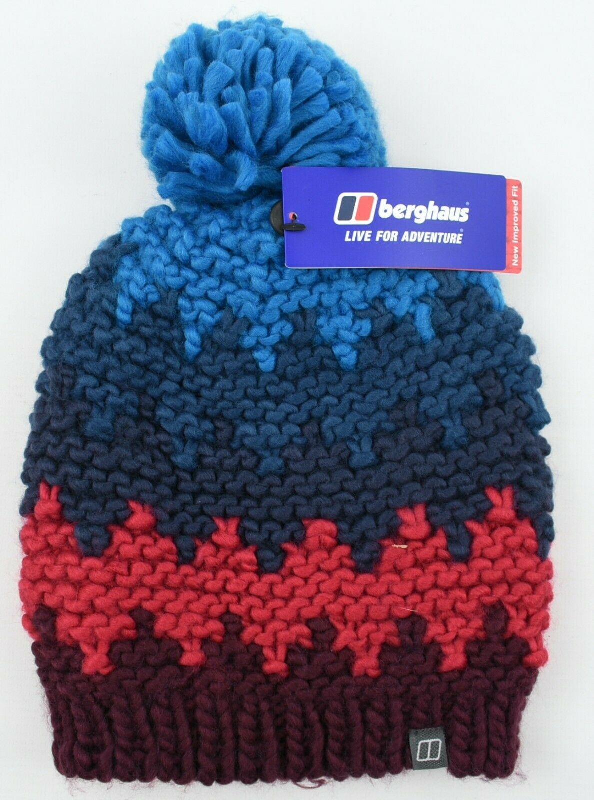 BERGHAUS Women's HARTLAND II Hand Knitted Beanie Hat, Multicoloured