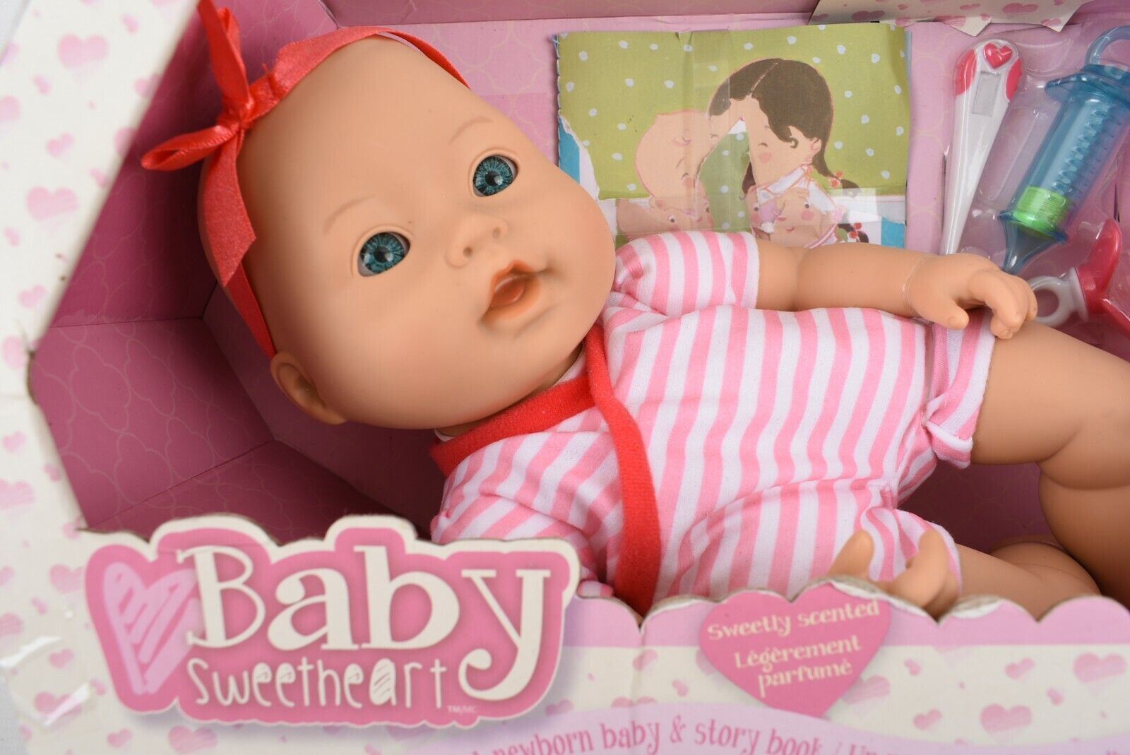 BABY SWEETHEART - Sweetly Scented Baby Doll w Accessories - The Cutest Patient
