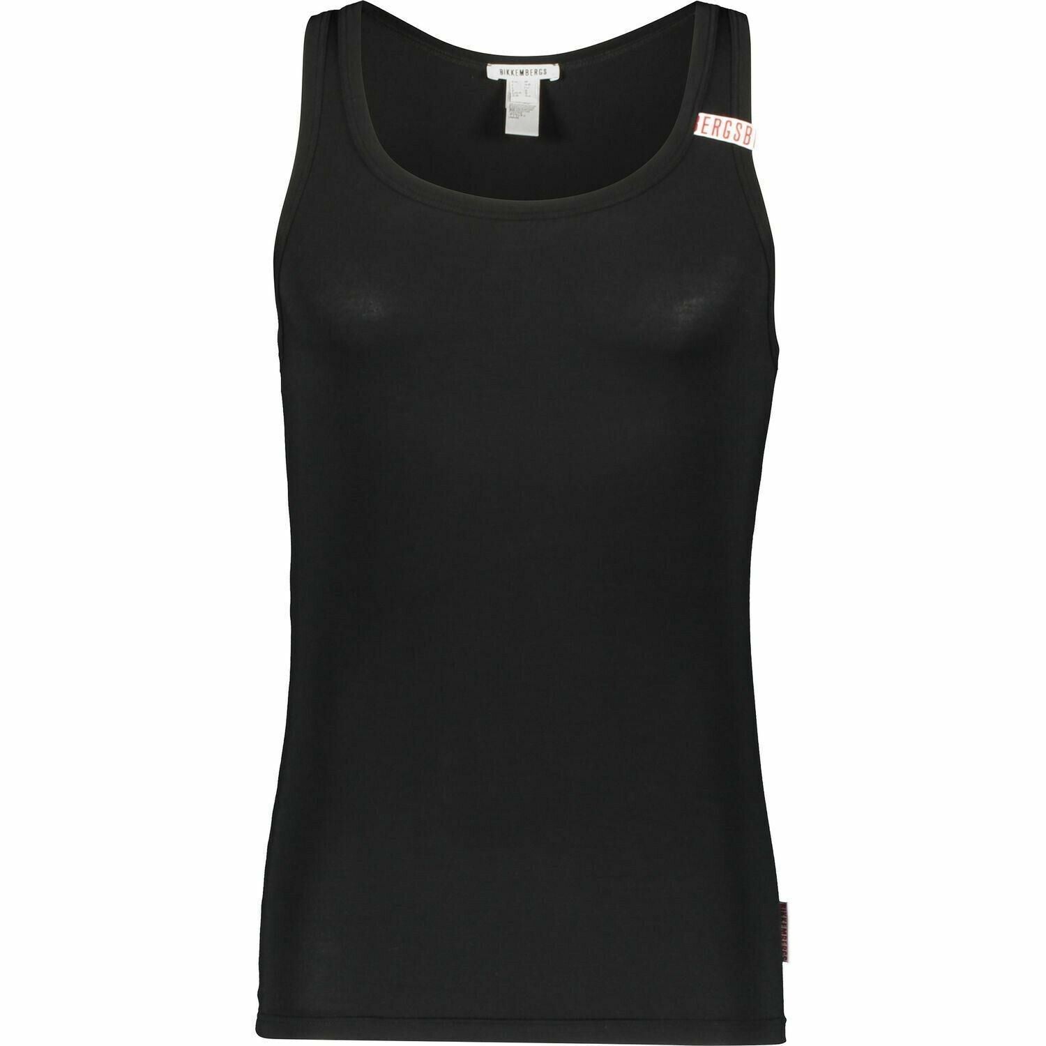 BIKKEMBERGS Underwear: Men's Micromodal Tank Top, Black, size S