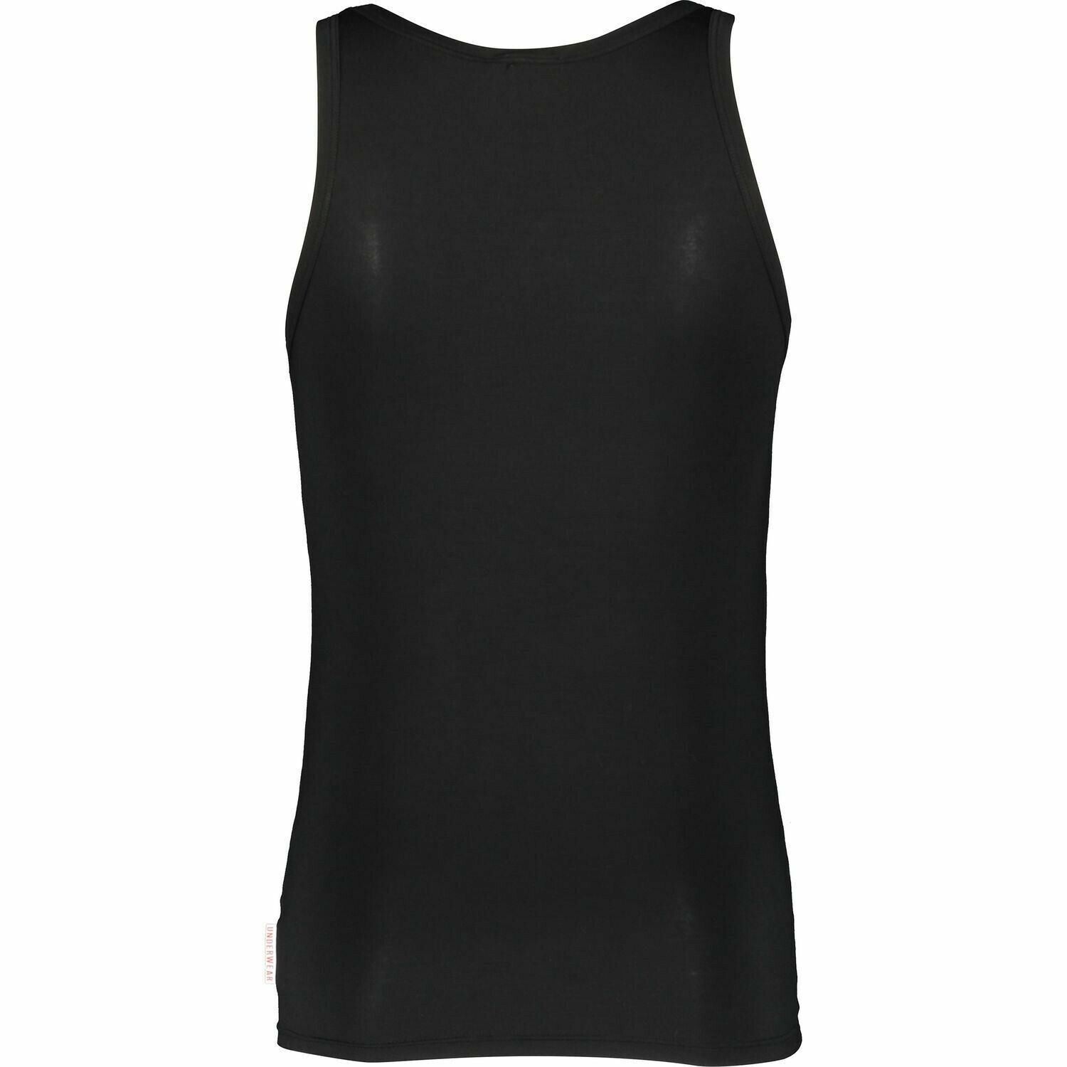BIKKEMBERGS Underwear: Men's Micromodal Tank Top, Black, size S